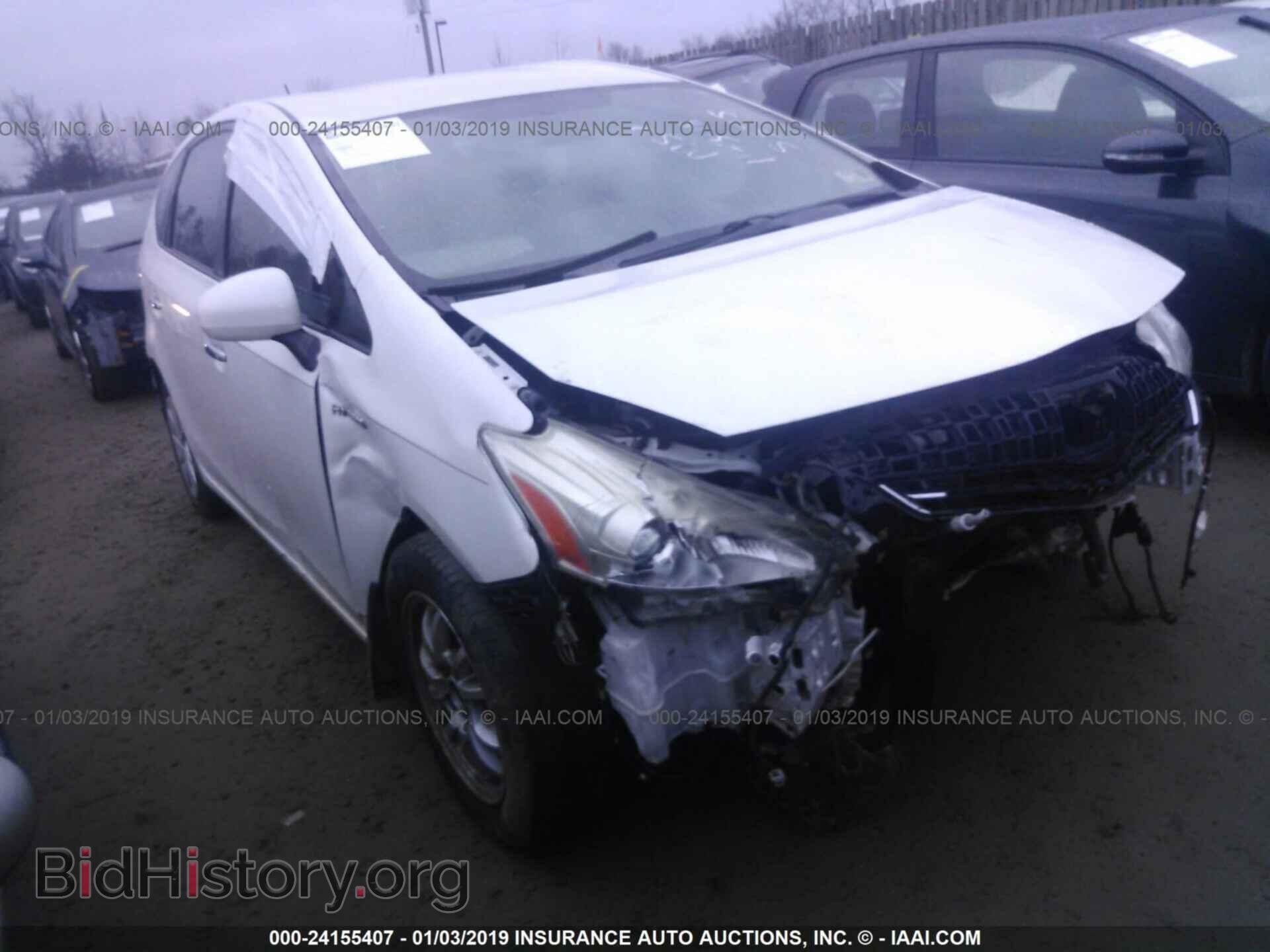 Photo JTDZN3EU2C3055395 - TOYOTA PRIUS V 2012
