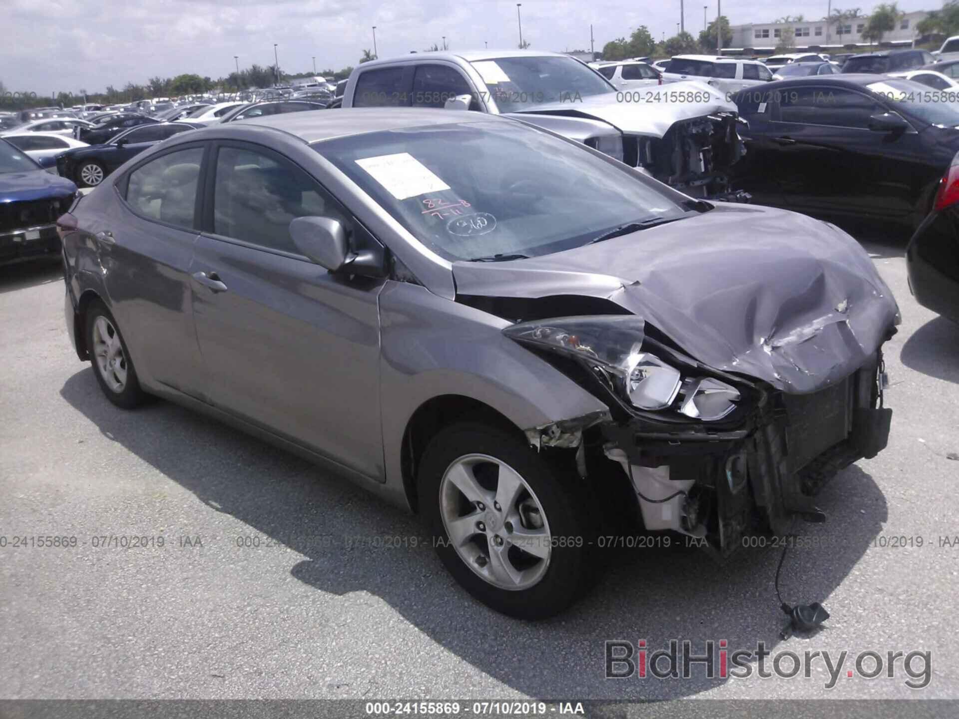 Photo 5NPDH4AE2EH520318 - HYUNDAI ELANTRA 2014