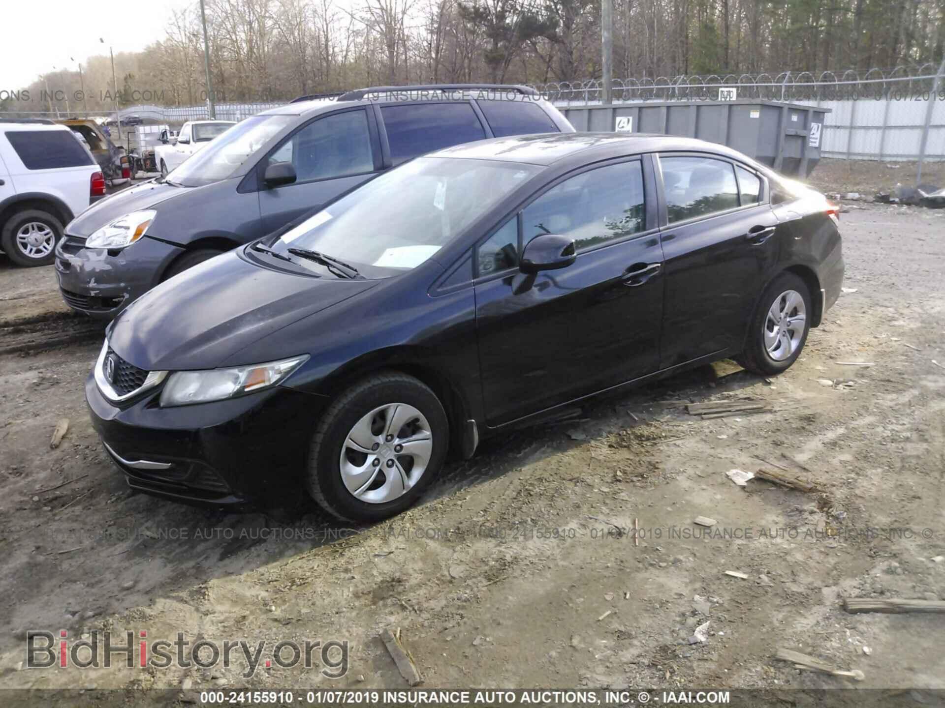 2013 HONDA CIVIC - VIN: 2HGFB2F52DH506533 - Фото 2