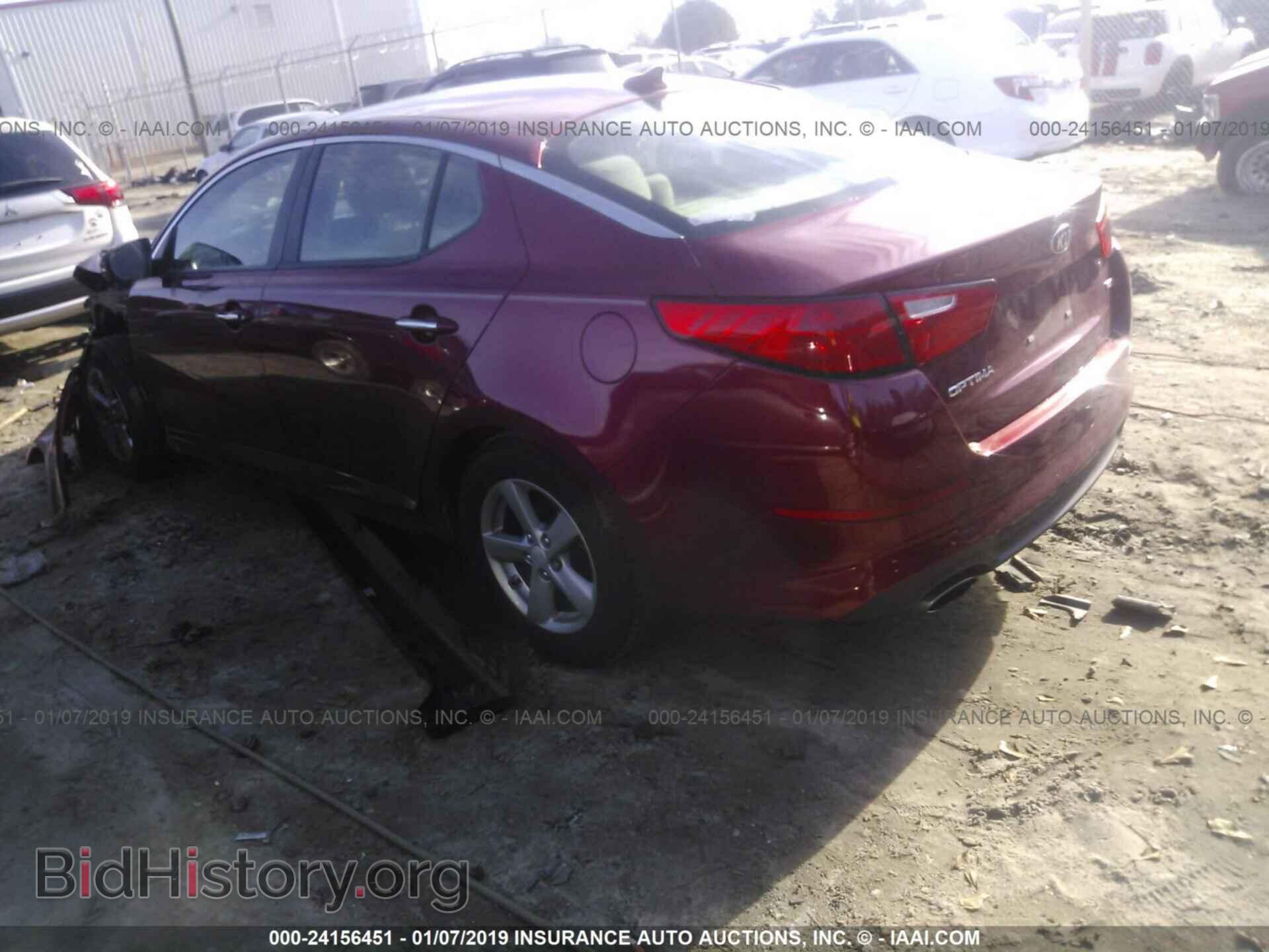 2014 KIA OPTIMA - VIN: 5XXGM4A76EG301223 - Фото 3