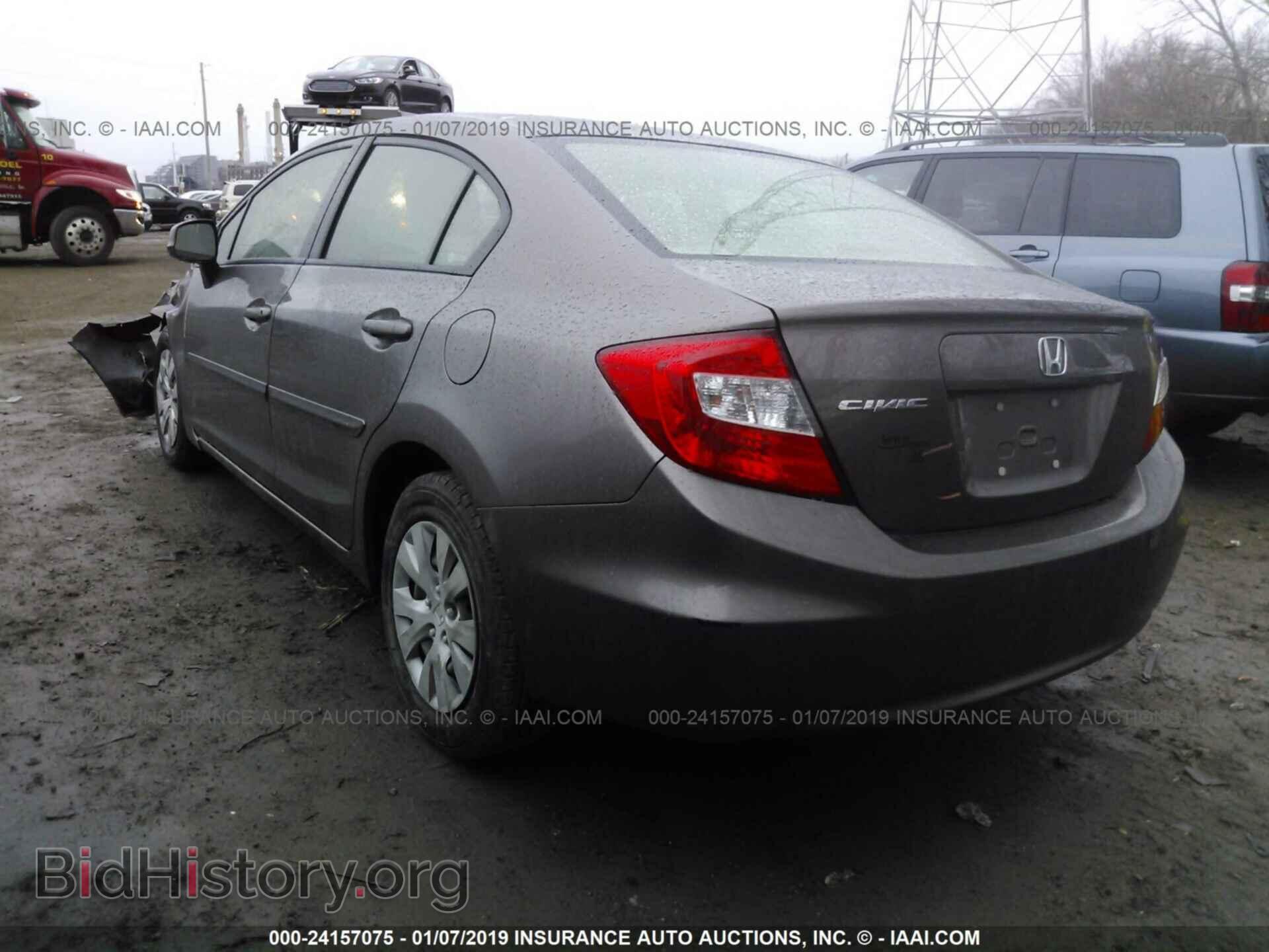 2012 HONDA CIVIC - VIN: JHMFB2F51CS001880 - Фото 3