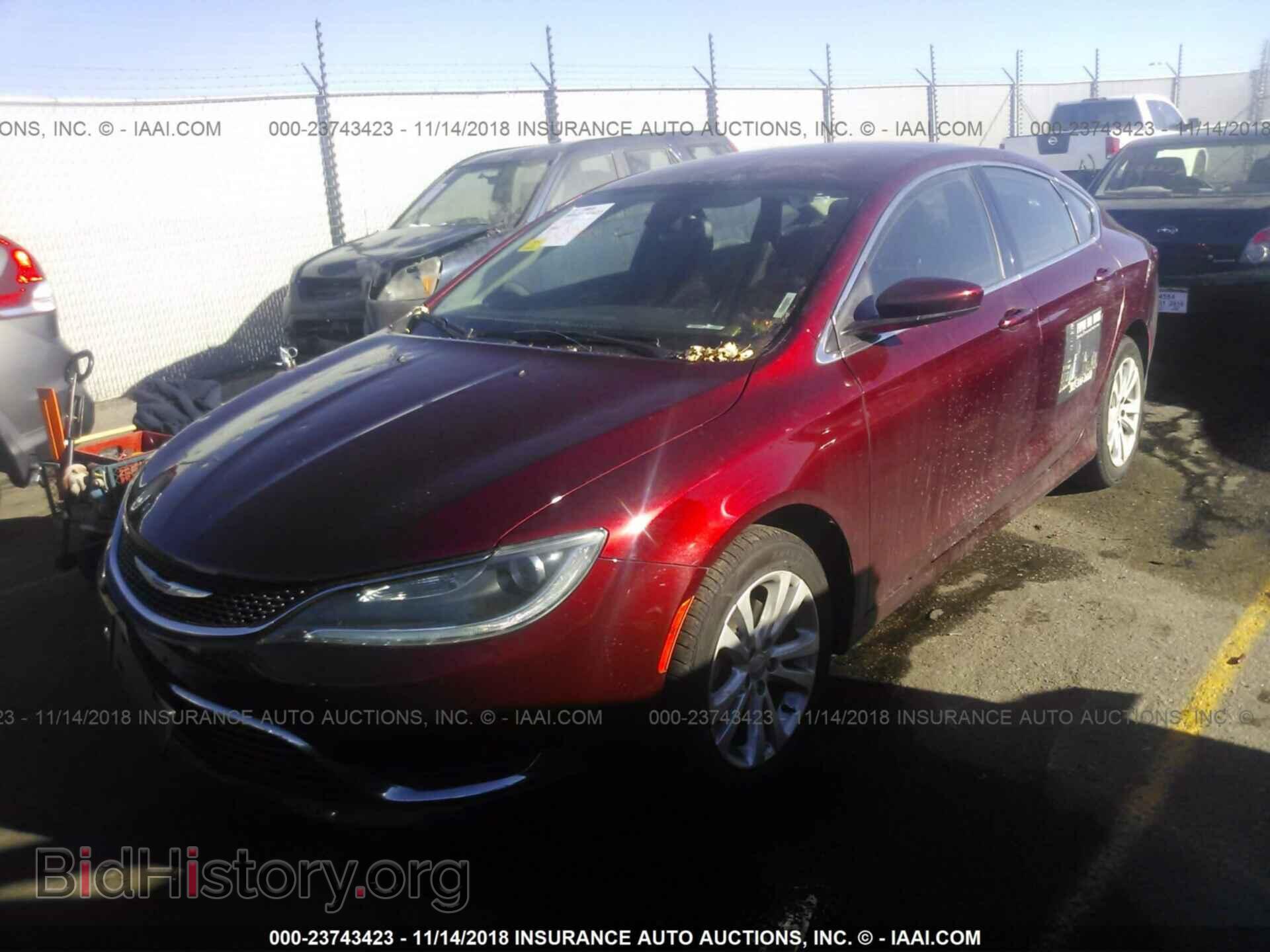 2015 CHRYSLER 200 - VIN: 1C3CCCAB9FN722721 - Фото 2