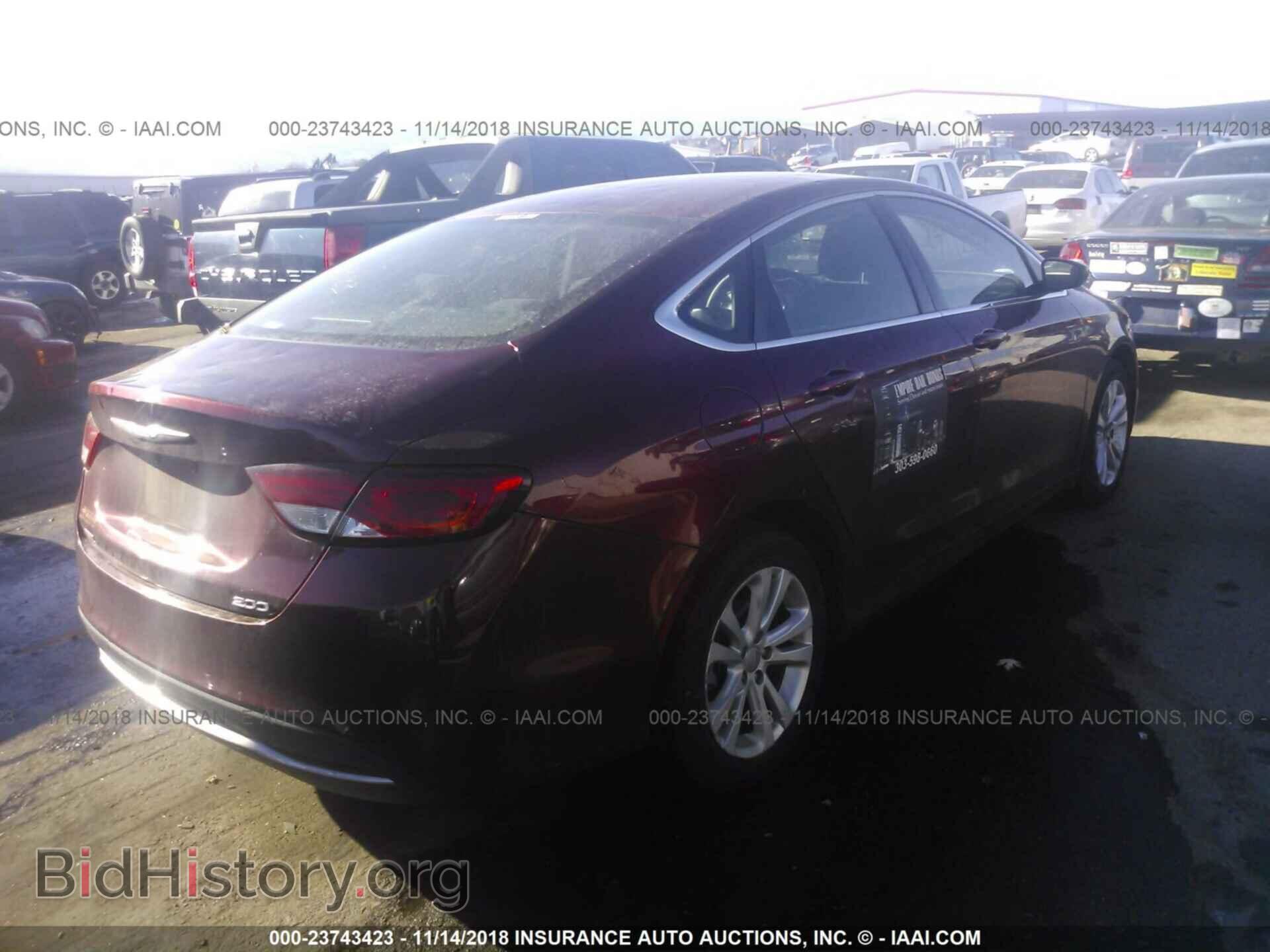 2015 CHRYSLER 200 - VIN: 1C3CCCAB9FN722721 - Фото 4
