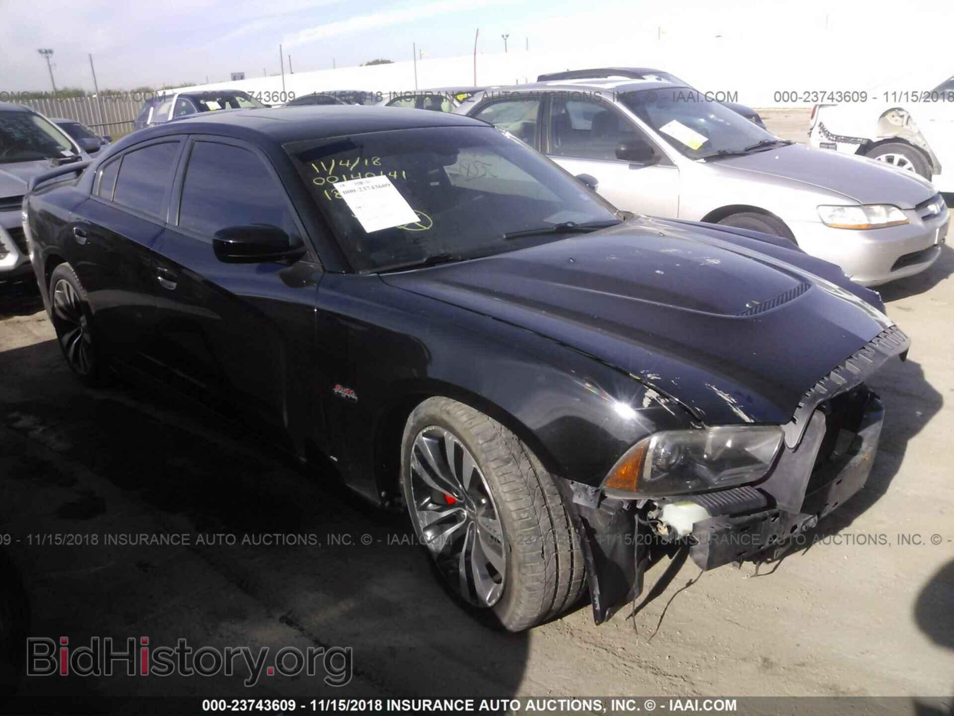 Фотография 2C3CDXEJ8CH186001 - DODGE CHARGER 2012