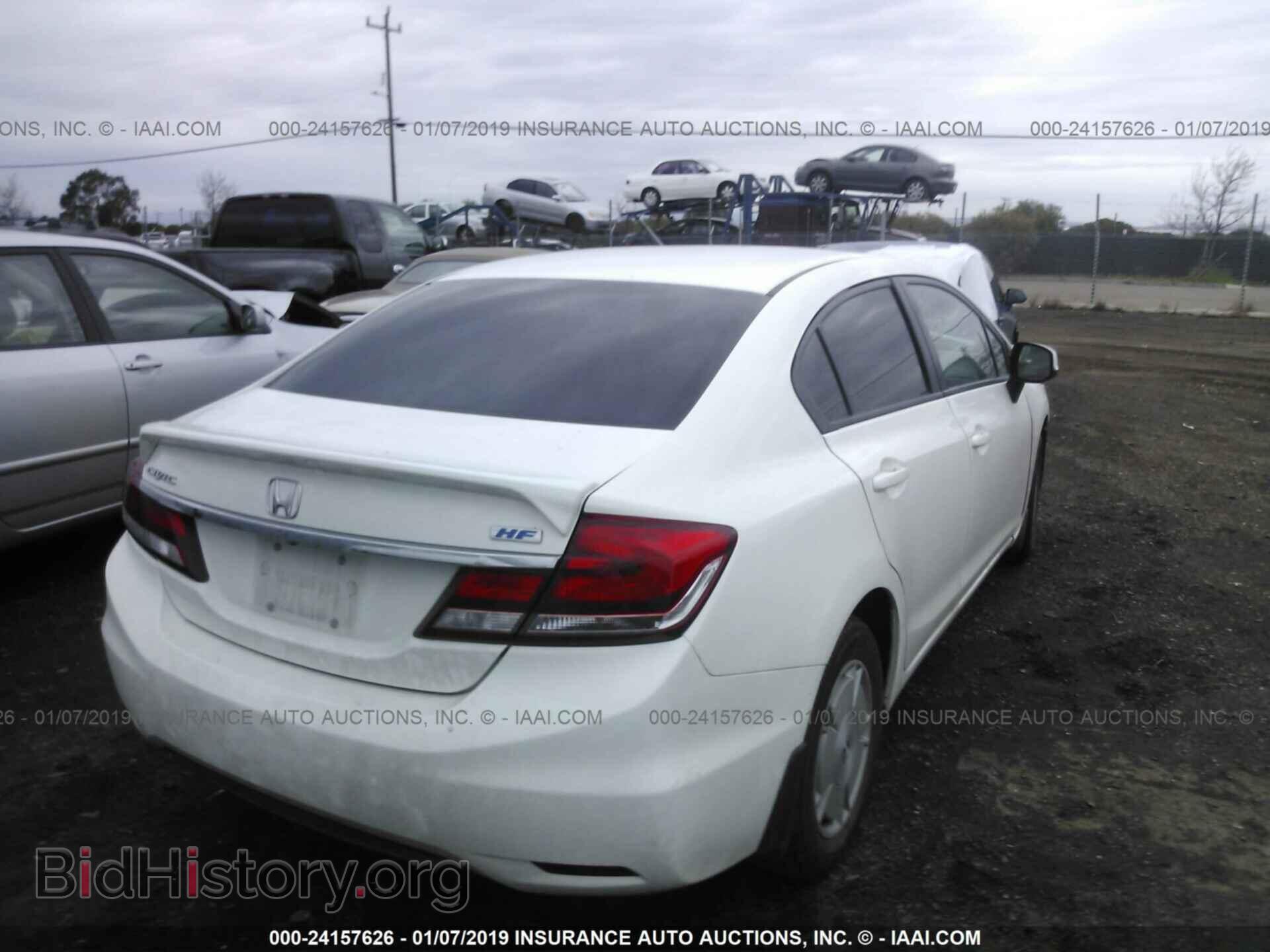 2013 HONDA CIVIC - VIN: 2HGFB2F6XDH544391 - Фото 4