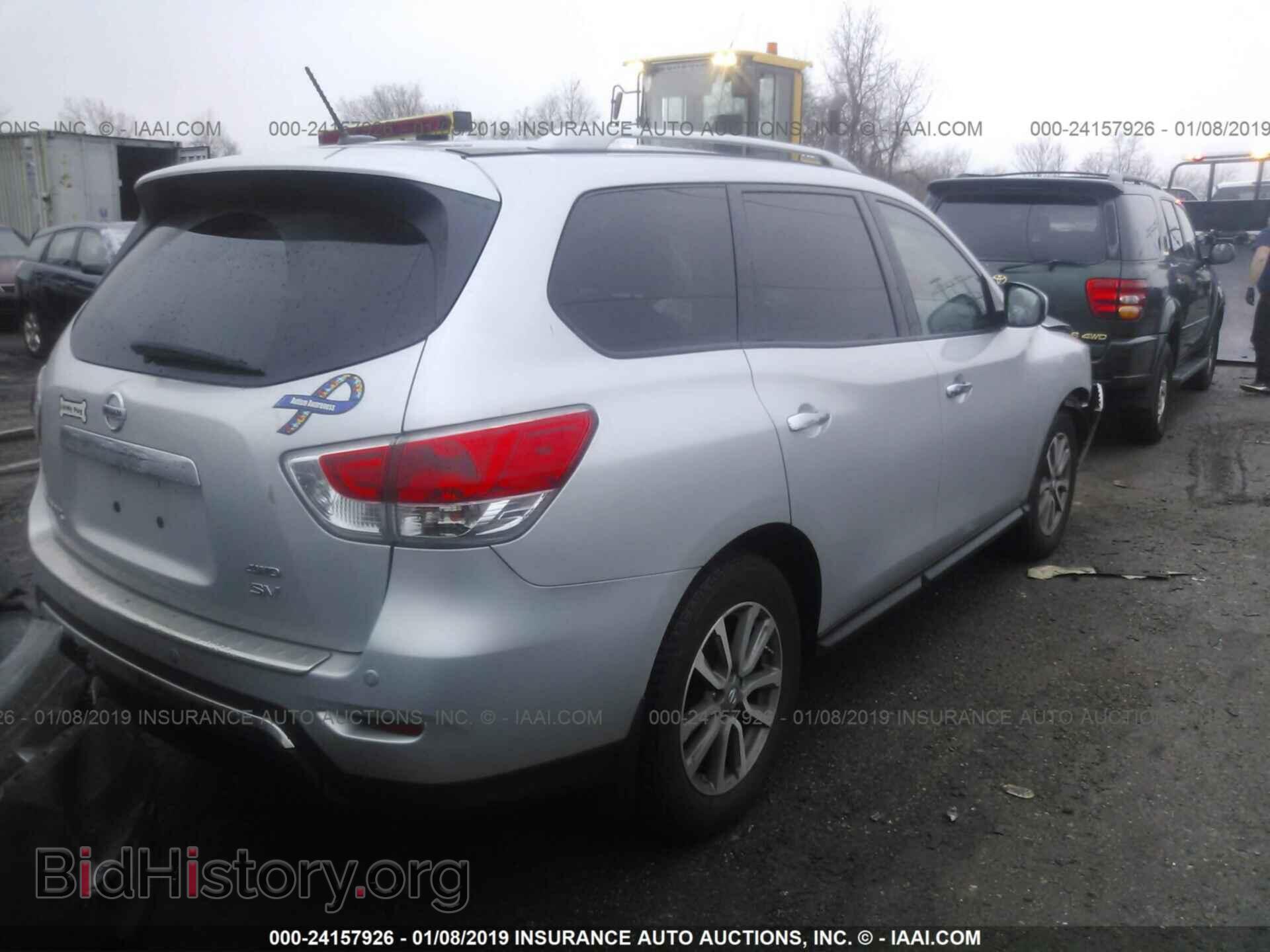 2015 NISSAN PATHFINDER - VIN: 5N1AR2MM3FC711794 - Фото 4
