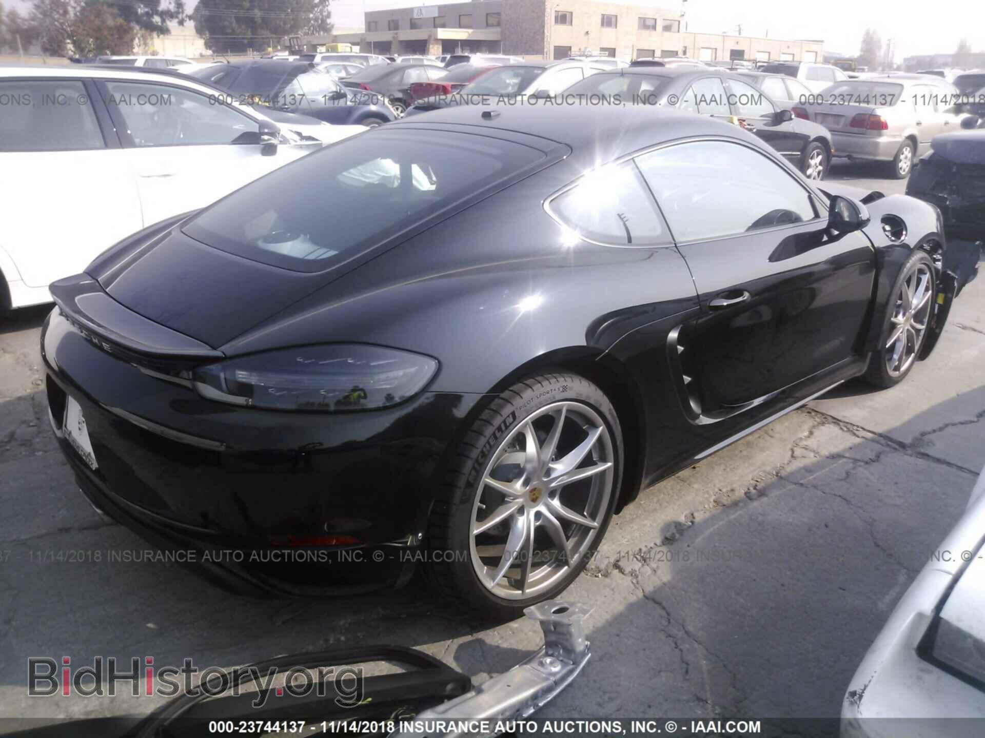 2018 PORSCHE CAYMAN - VIN: WP0AA2A82JK262450 - Фото 4