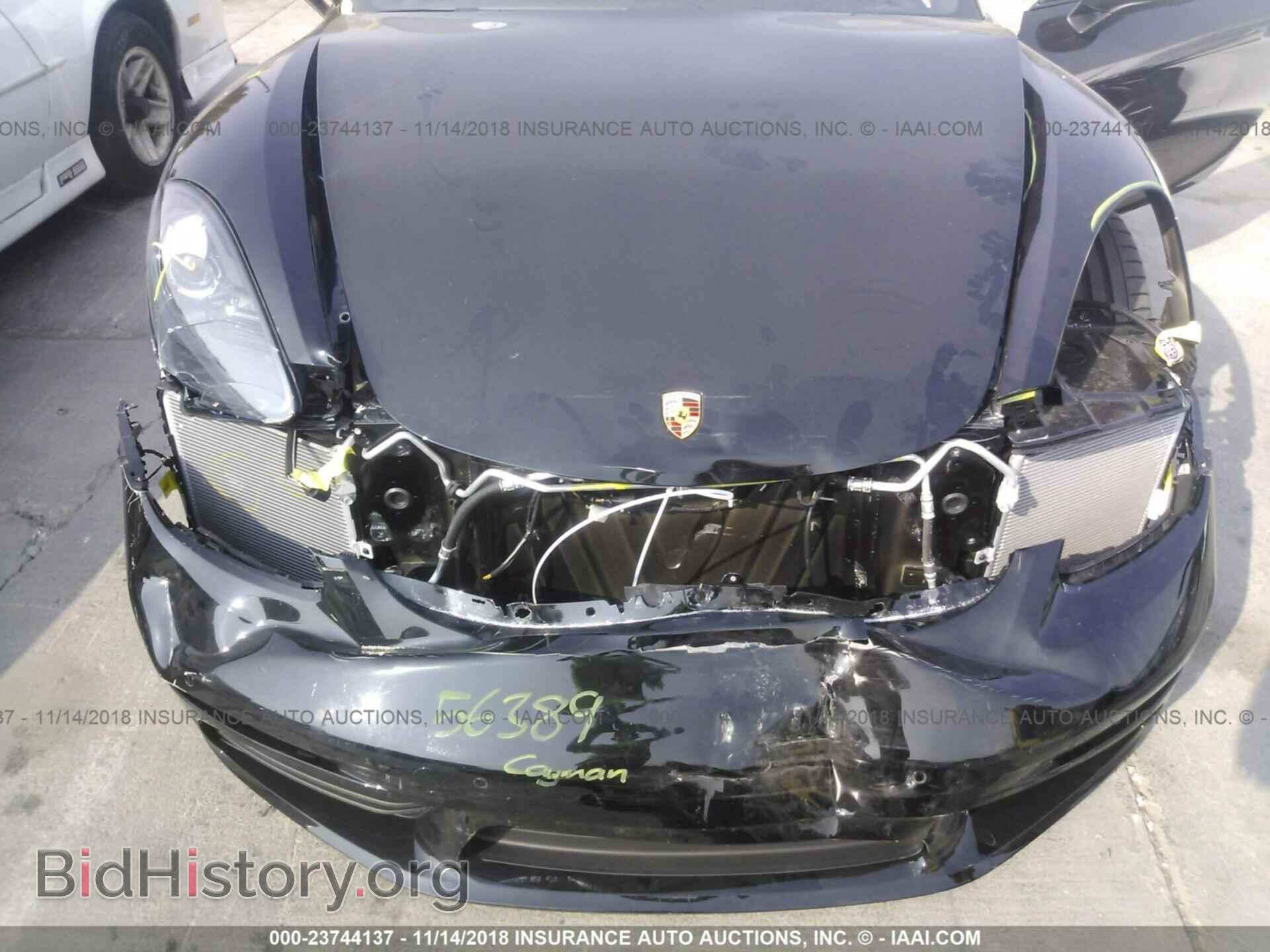 2018 PORSCHE CAYMAN - VIN: WP0AA2A82JK262450 - Фото 6