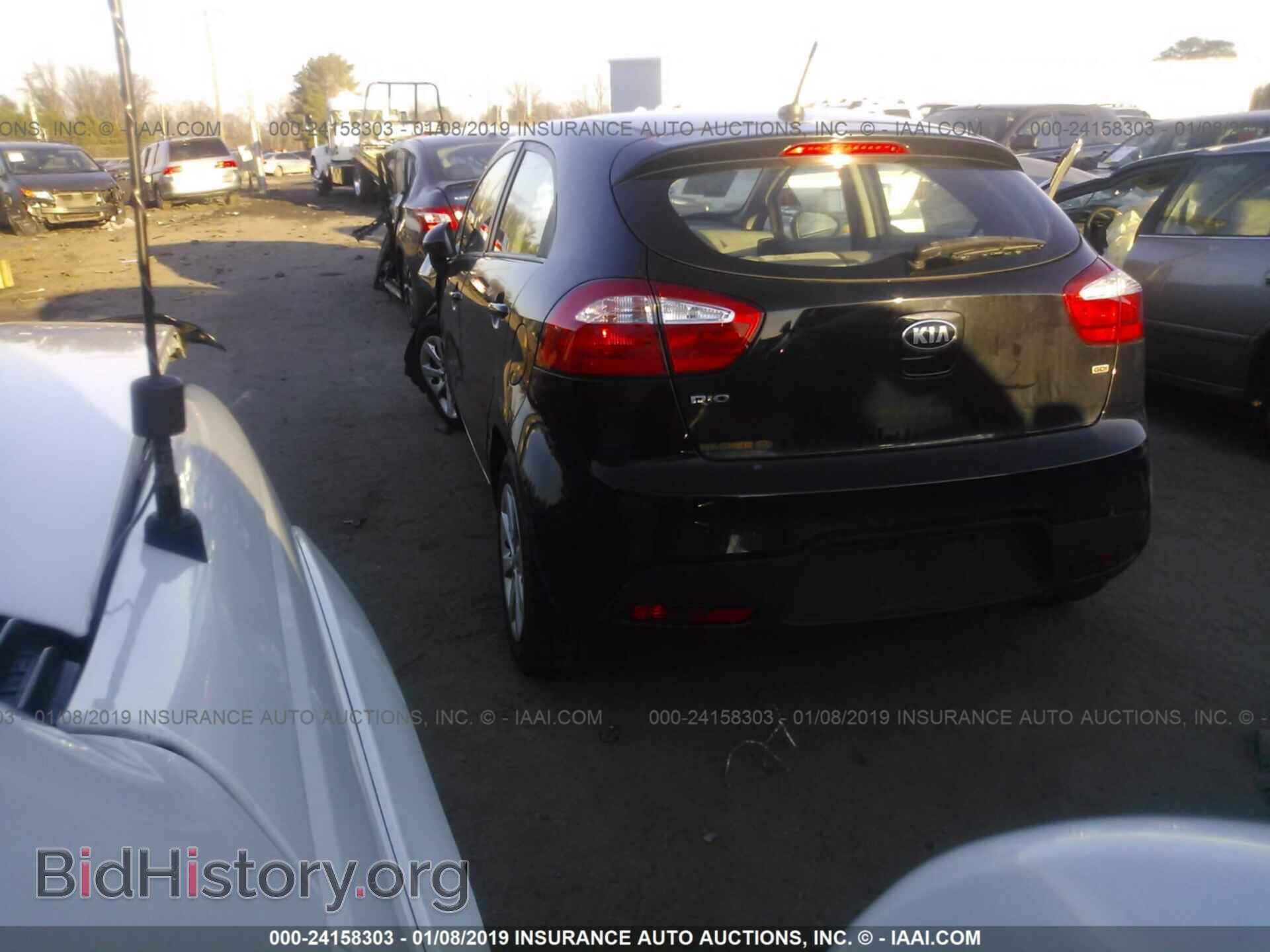 2013 KIA RIO - VIN: KNADM5A38D6237105 - Фото 3