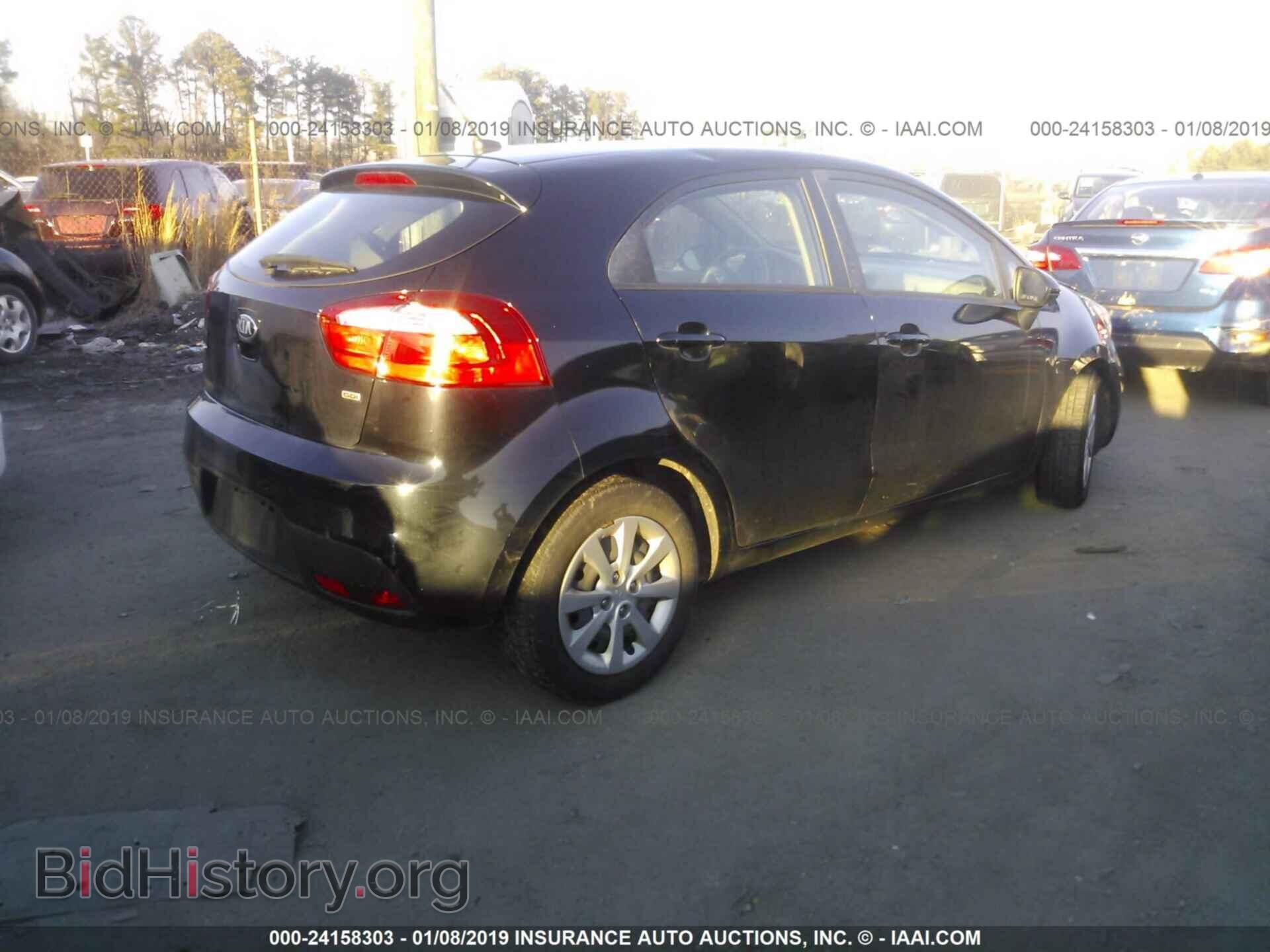2013 KIA RIO - VIN: KNADM5A38D6237105 - Фото 4