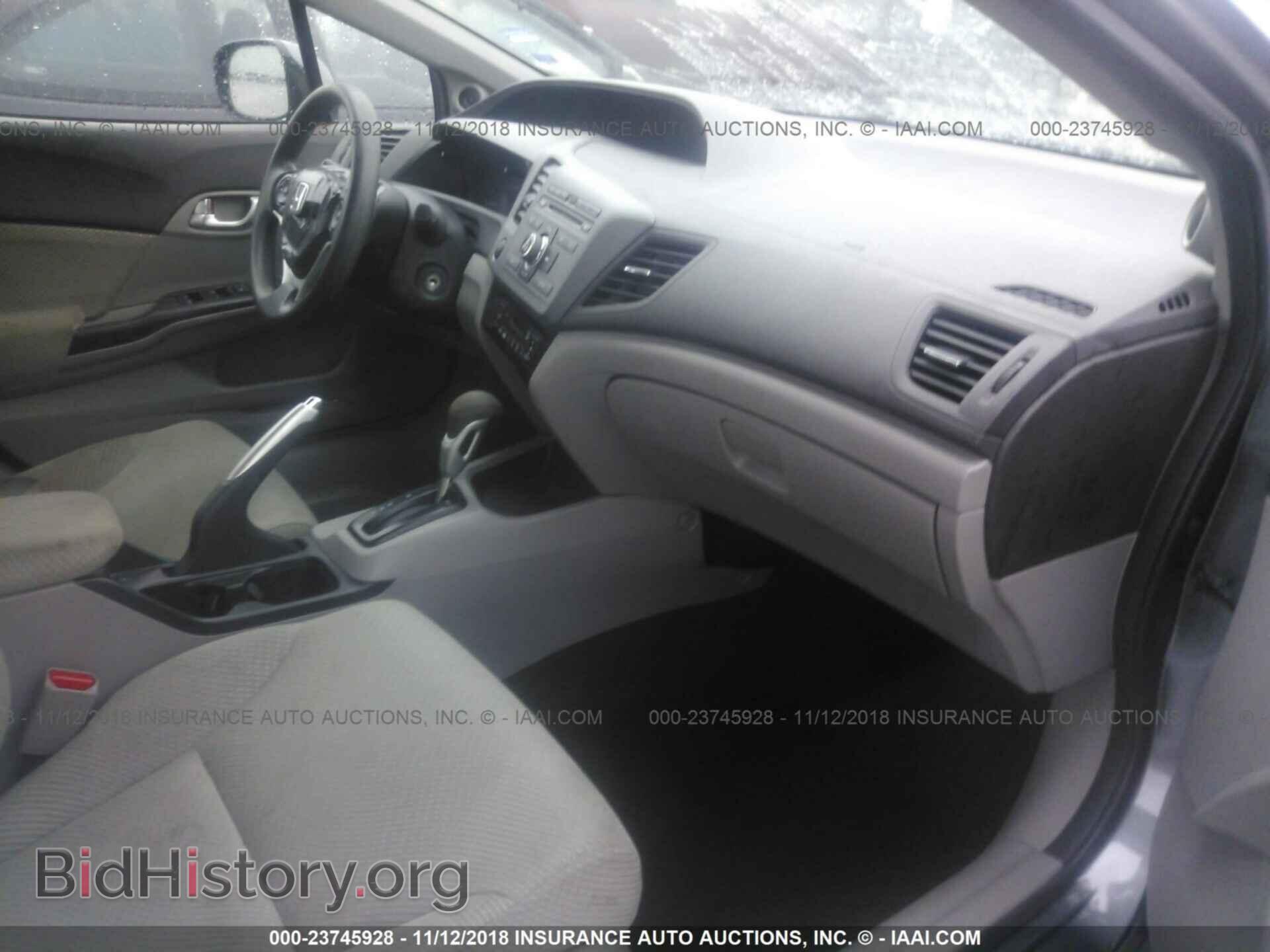 2012 HONDA CIVIC - VIN: JHMFB4F22CS002960 - Фото 5