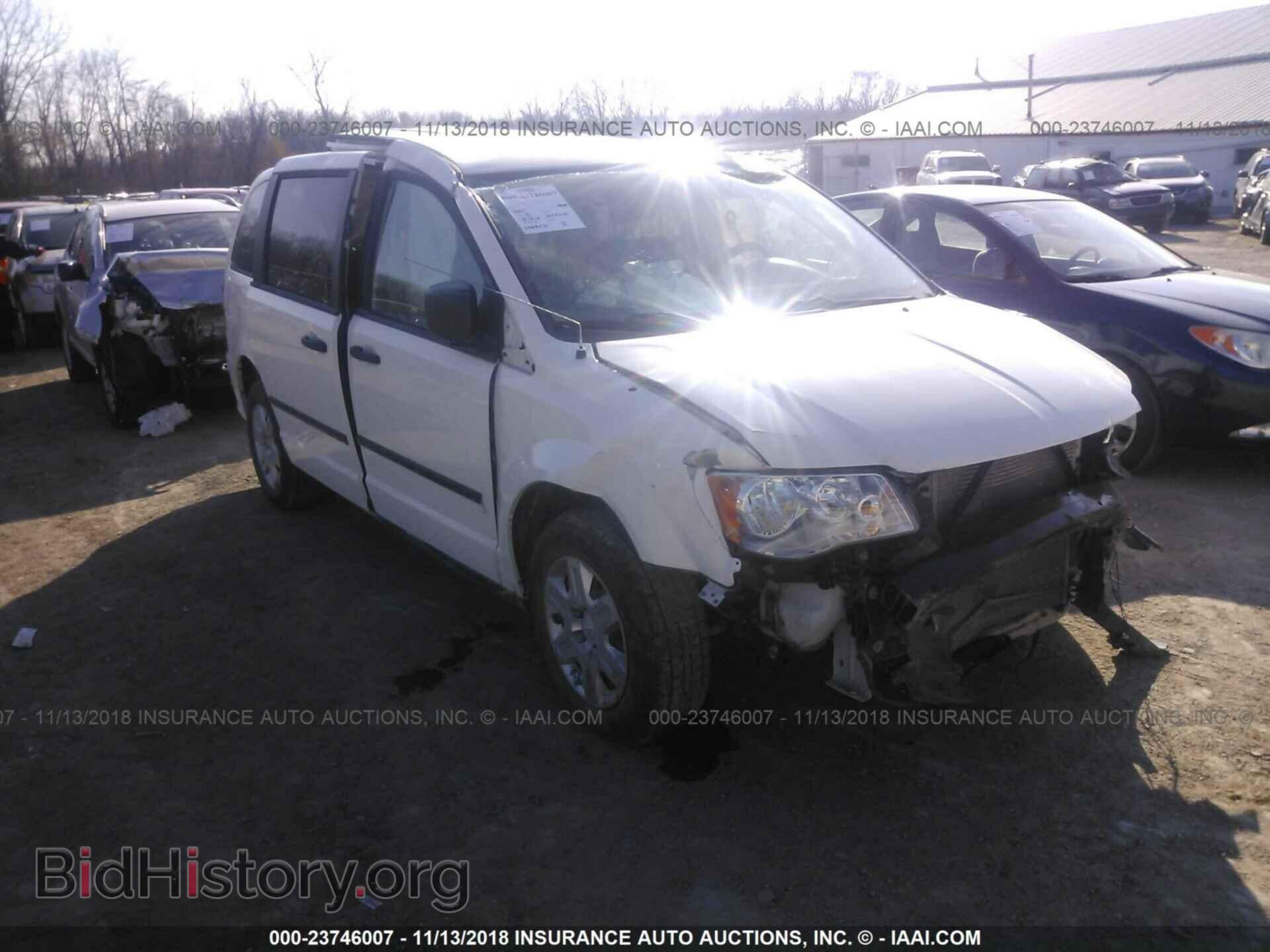 Photo 2C4RDGAG6CR372436 - DODGE RAM VAN 2012