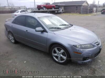 2008 Mazda 6 S, silver — VIN 1YVHP80DX85M17084, IAAI