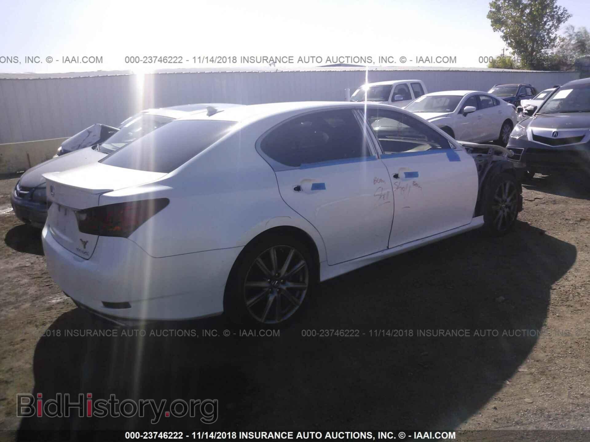 2013 LEXUS GS - VIN: JTHBE1BL2D5016845 - Photo 4
