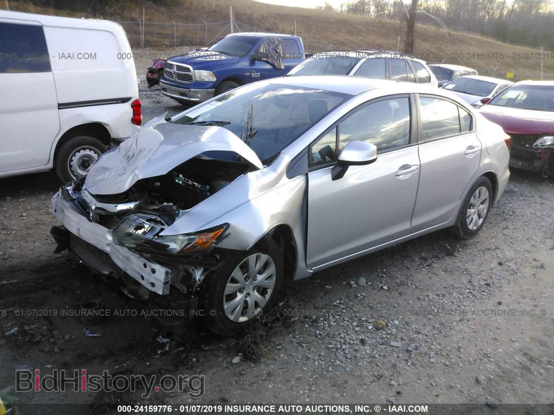 2012 HONDA CIVIC - VIN: 19XFB2F58CE018017 - Фото 2