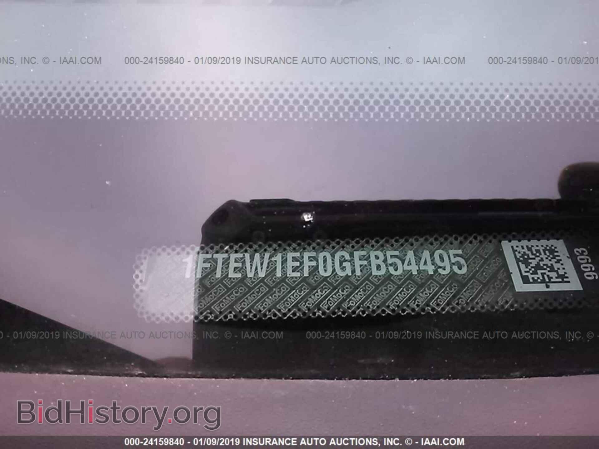 2016 FORD F150 - VIN: 1FTEW1EF0GFB54495 - Фото 9