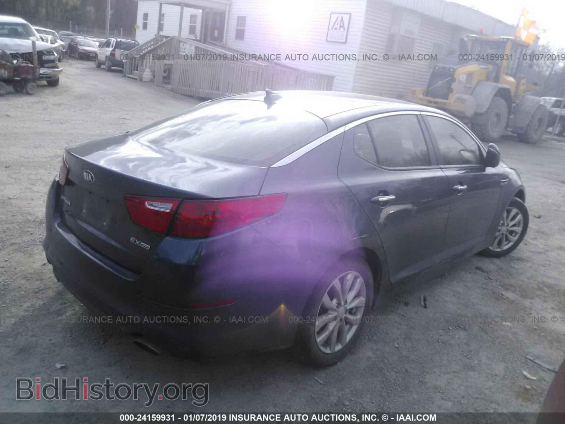 2015 KIA OPTIMA - VIN: 5XXGN4A79FG421743 - Фото 4