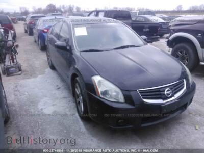 2008 Nissan MAXIMA, черный — VIN 1N4BA41E48C828074, IAAI