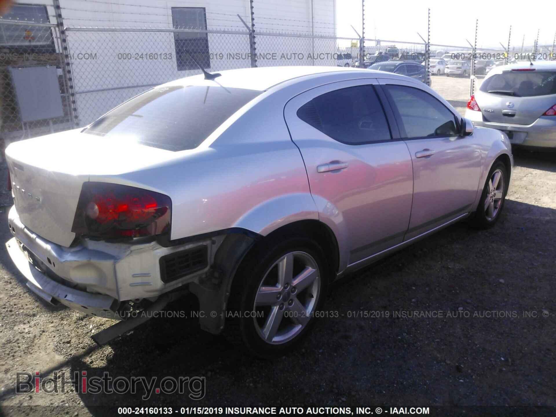 2011 DODGE AVENGER - VIN: 1B3BD1FBXBN554293 - Фото 4