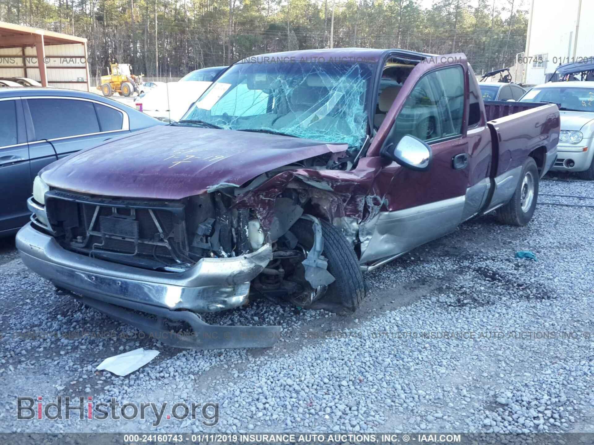 2001 GMC NEW SIERRA - VIN: 2GTEC19TX11310145 - Фото 2