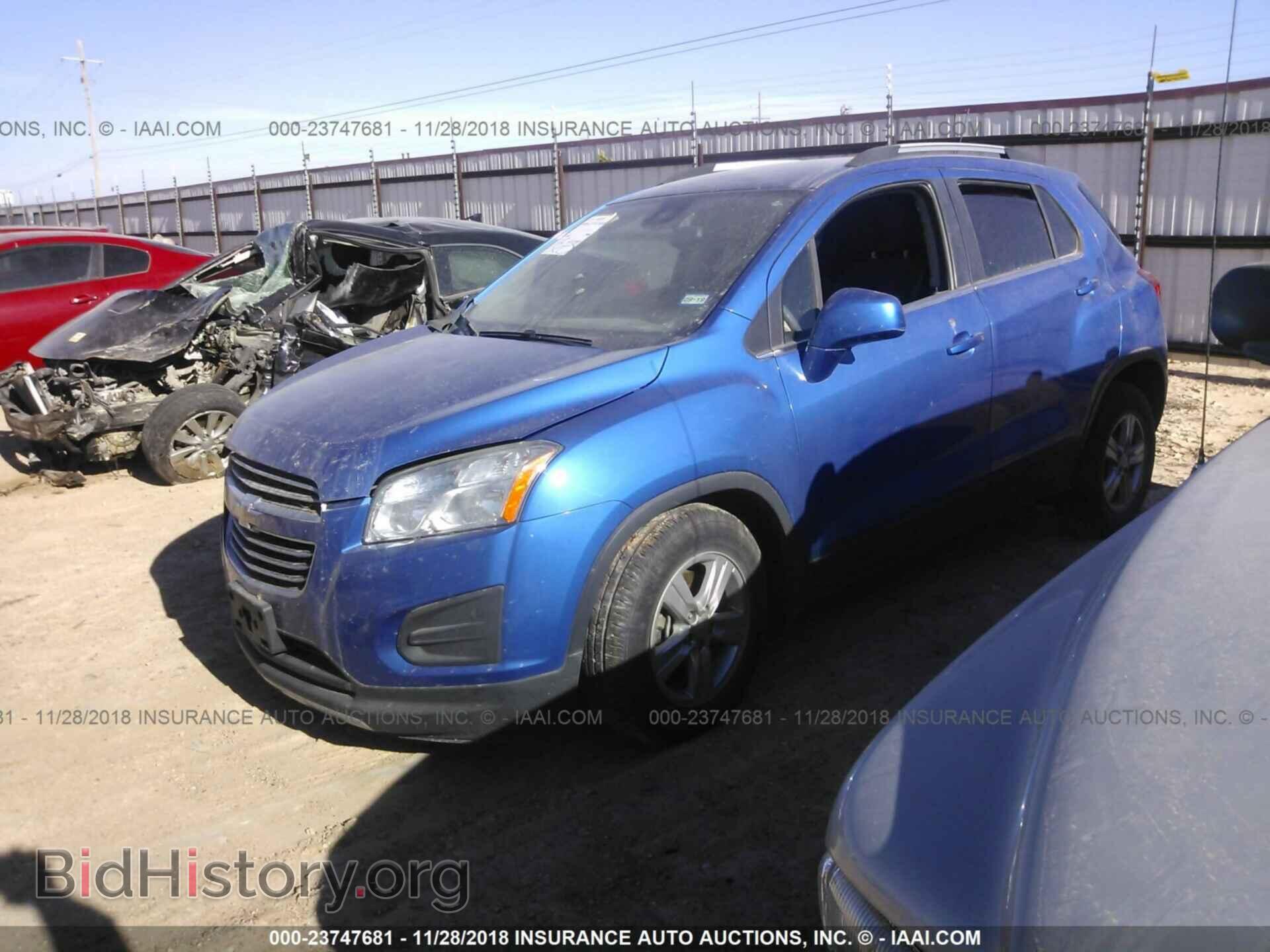 2015 CHEVROLET TRAX - VIN: KL7CJLSB3FB183169 - Фото 2