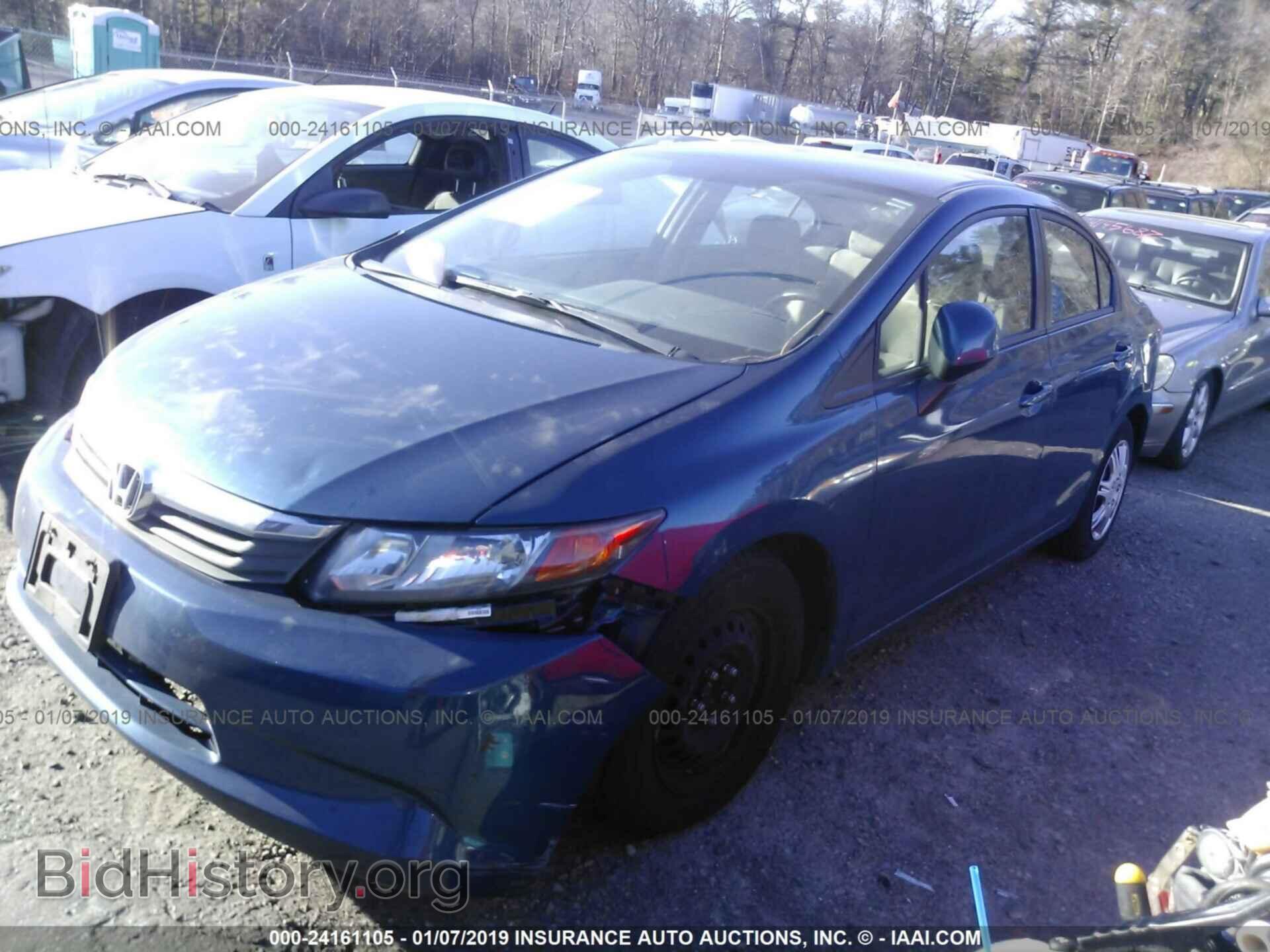 2012 HONDA CIVIC - VIN: 2HGFB2F58CH535761 - Photo 2