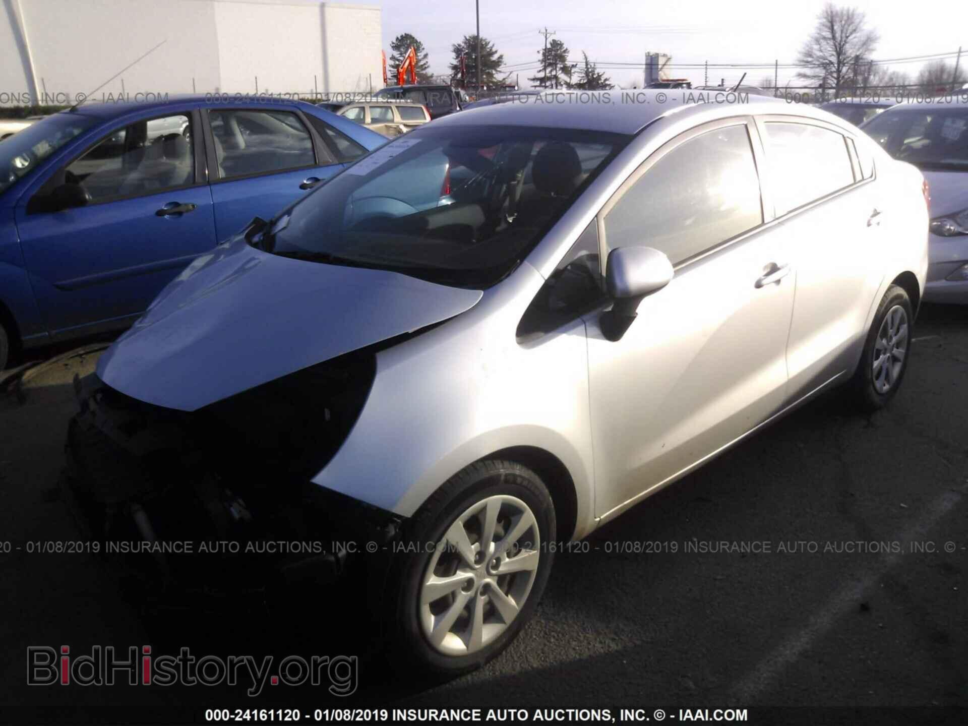 2013 KIA RIO - VIN: KNADN4A39D6229697 - Фото 2