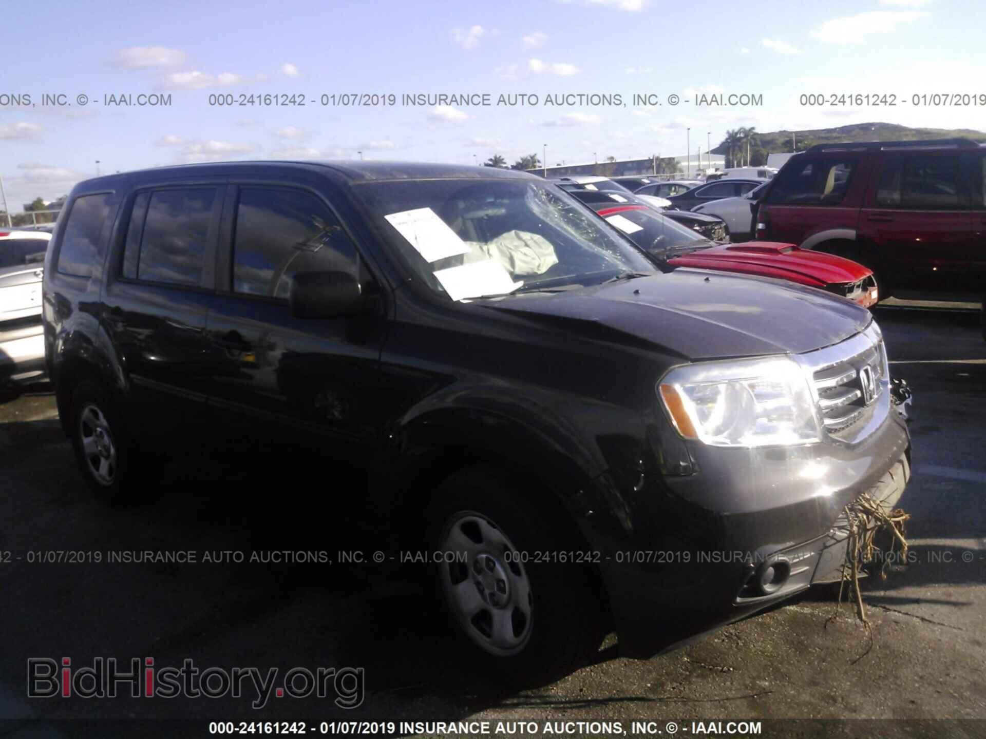 Фотография 5FNYF3H29CB041144 - HONDA PILOT 2012