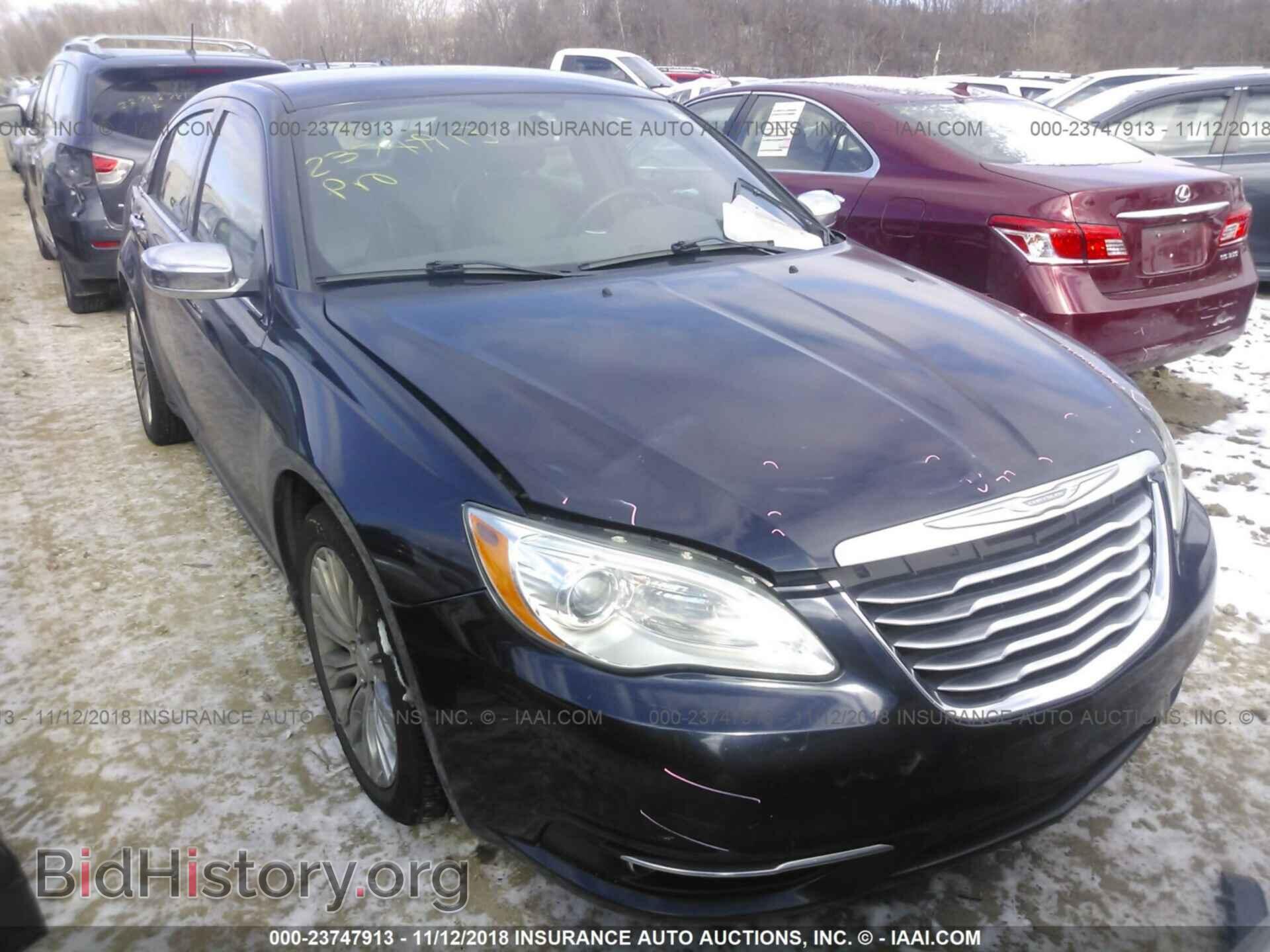 Фотография 1C3CCBCG1CN330556 - CHRYSLER 200 2012