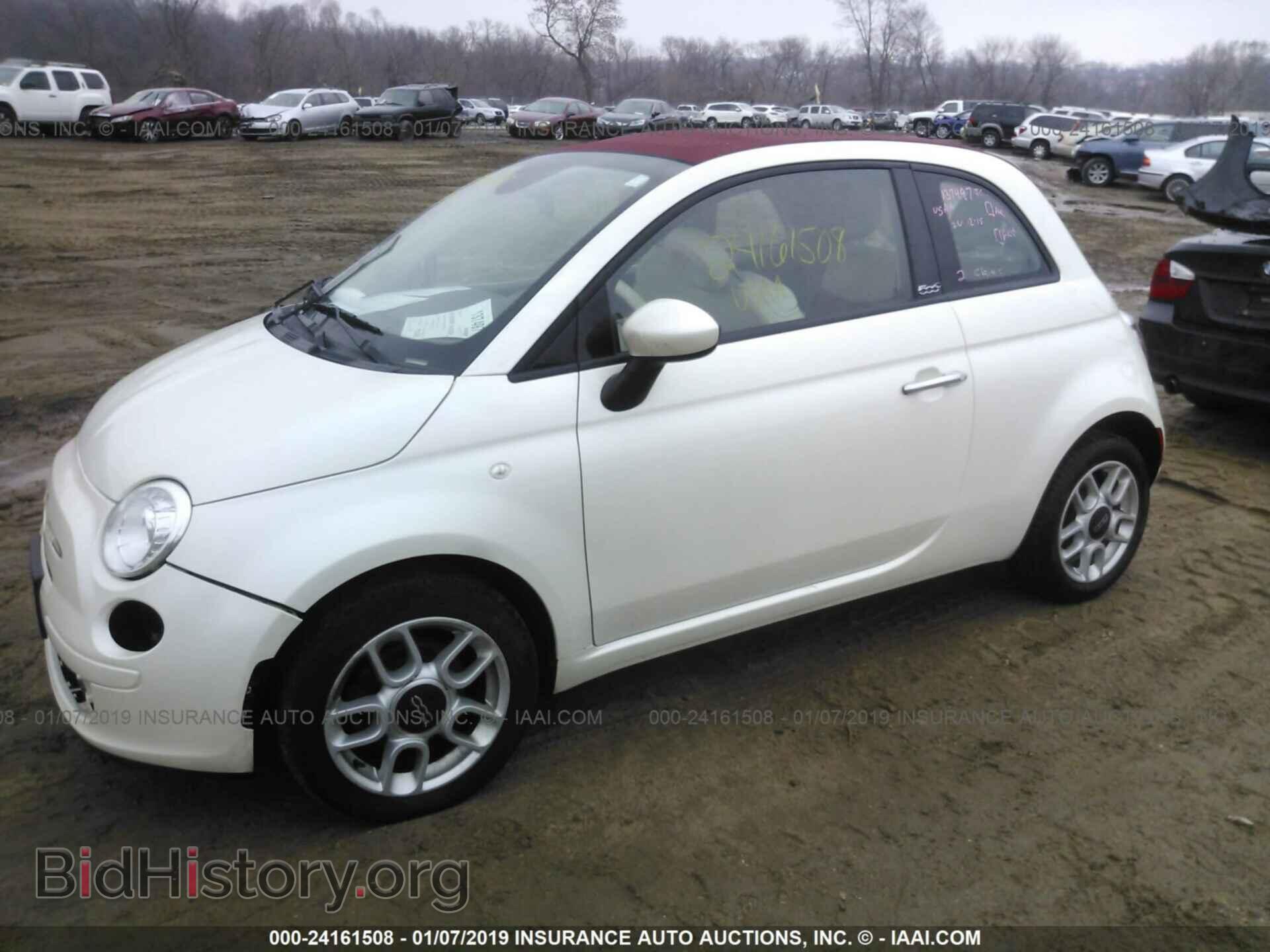 2013 FIAT 500 - VIN: 3C3CFFDR5DT684564 - Фото 2