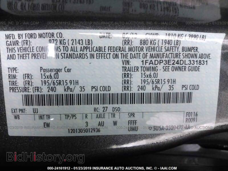 2013 Ford FOCUS (VIN 1FADP3E24DL331831) — фото 9 из 10