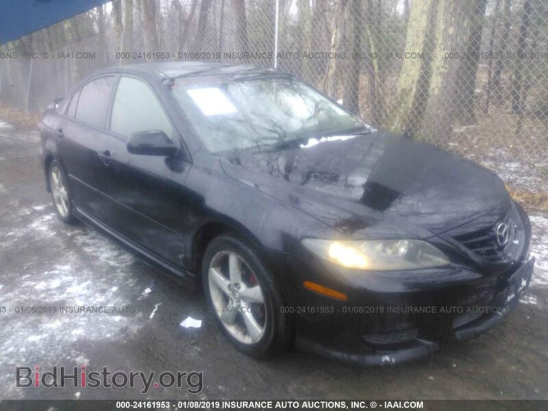 2005 Mazda 6 I (VIN 1YVHP85C155M62359) — фото 1 из 10, IAAI, повреждение: левая задняя часть