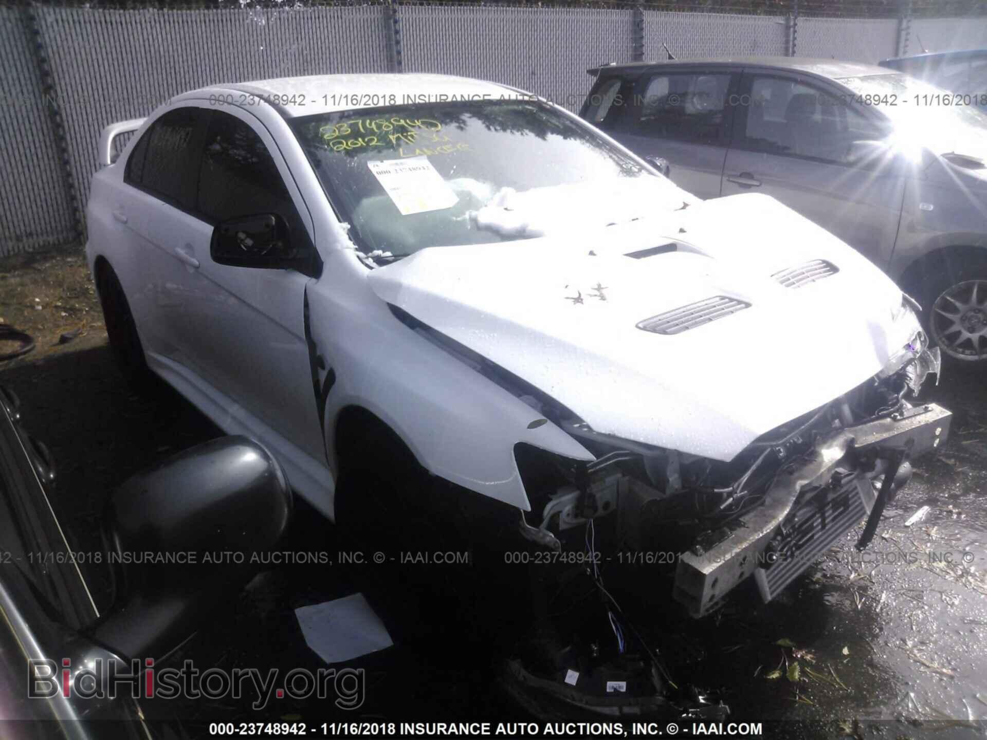 Фотография JA32W8FV7CU010867 - MITSUBISHI LANCER 2012