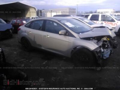 2016 Ford FOCUS, gold — VIN 1FADP3F25GL386713, IAAI