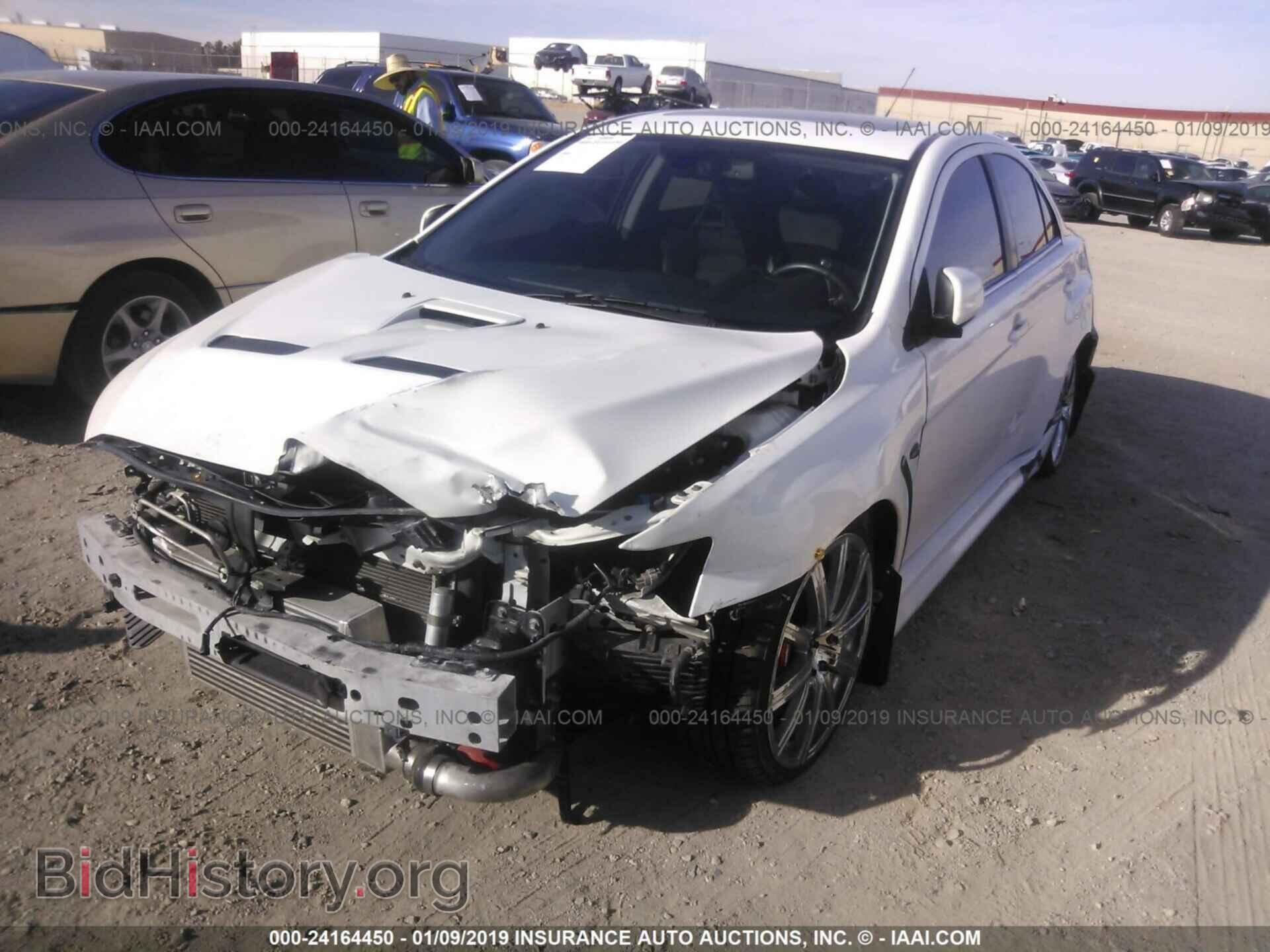2014 MITSUBISHI LANCER - VIN: JA32W5FV8EU001404 - Фото 2