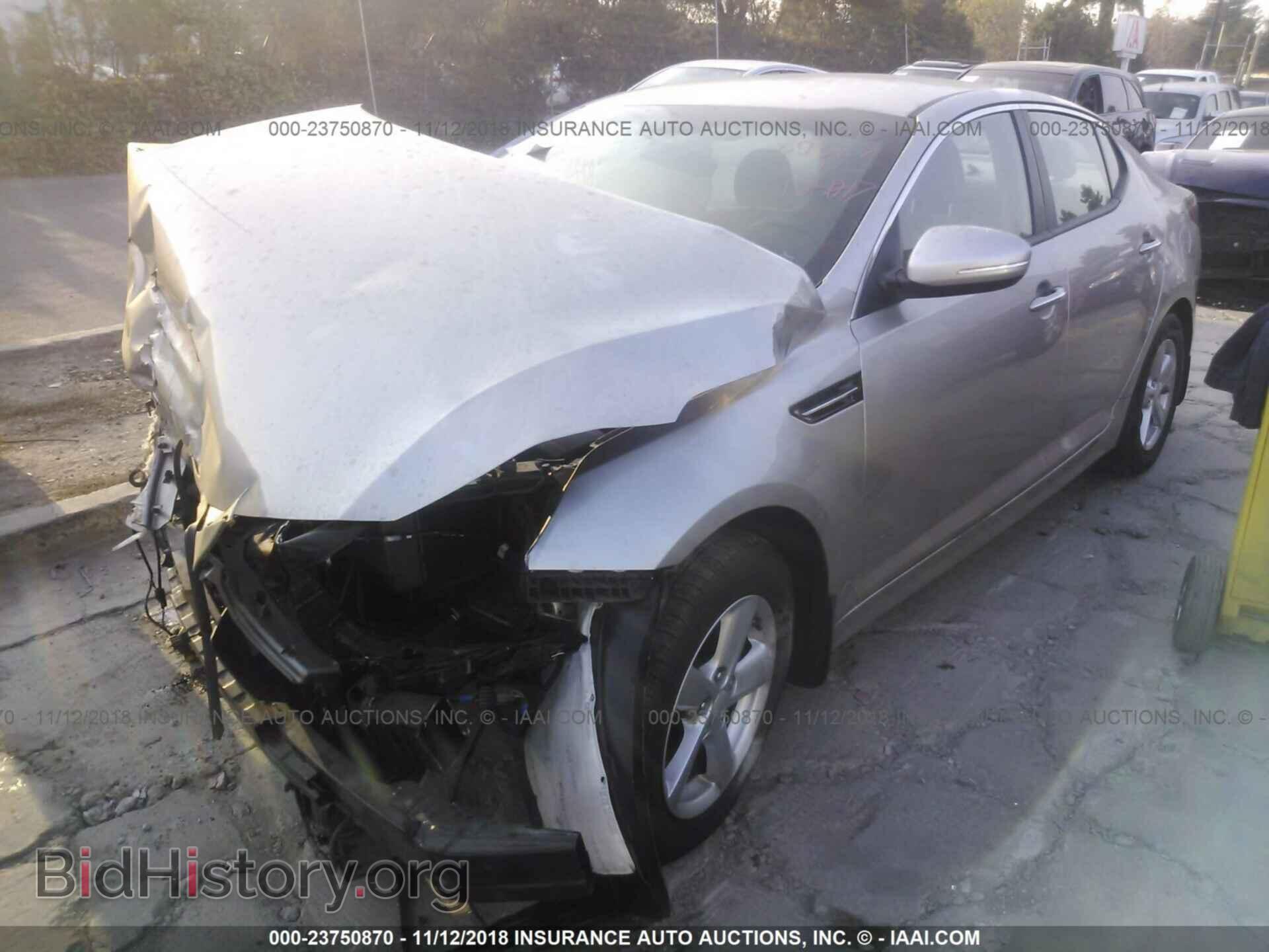 2015 KIA OPTIMA - VIN: KNAGM4A76F5585133 - Photo 2