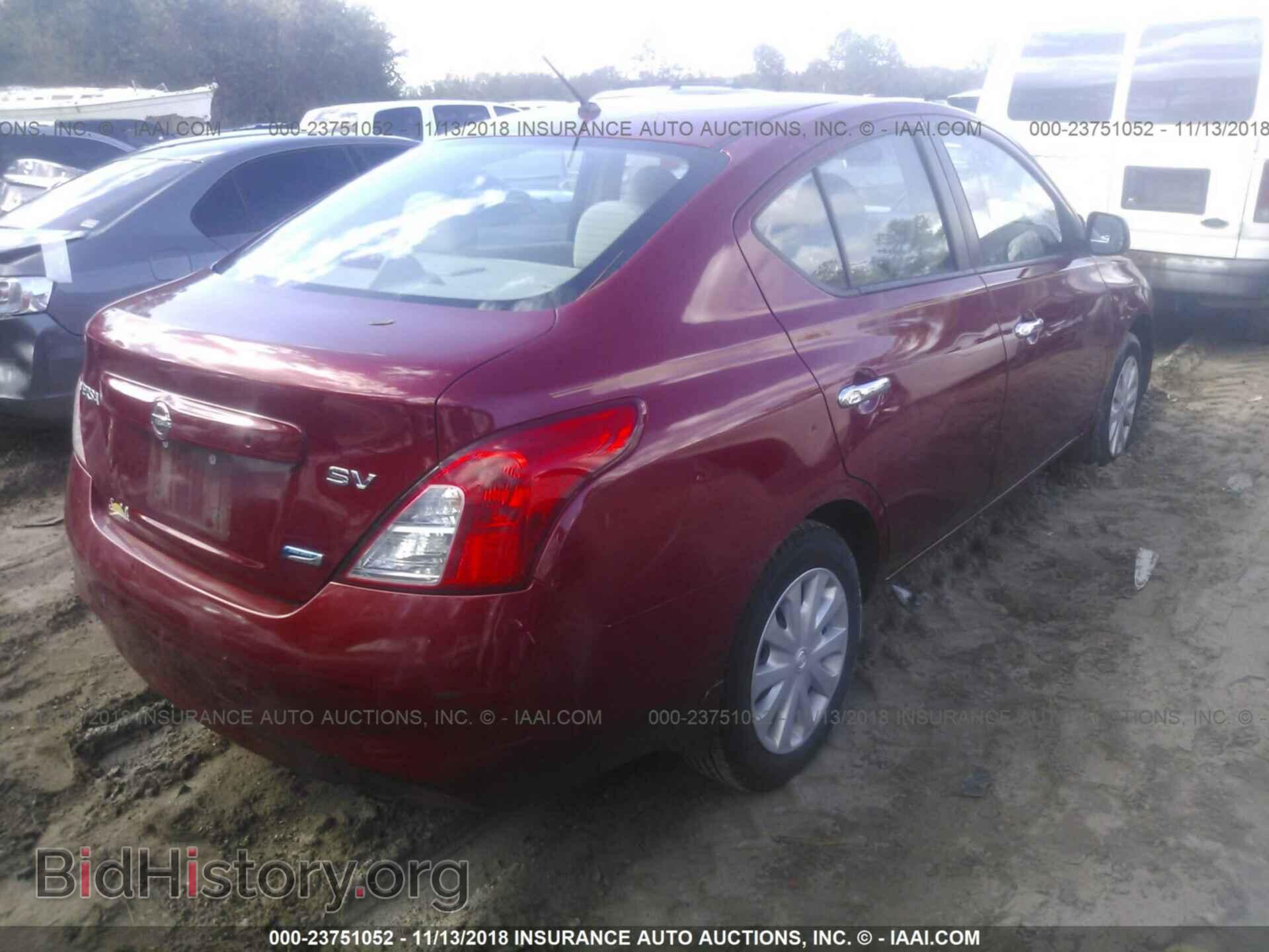 2012 NISSAN VERSA - VIN: 3N1CN7AP7CL860197 - Фото 4