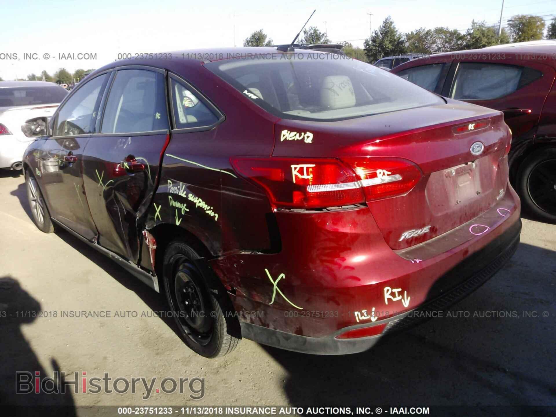 2016 FORD FOCUS - VIN: 1FADP3F29GL398556 - Фото 3