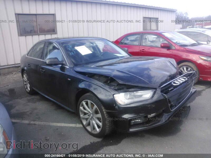 2014 Audi A4 (VIN WAUBFAFL9EN028093) — фото 1 из 10, IAAI, повреждение: передняя часть