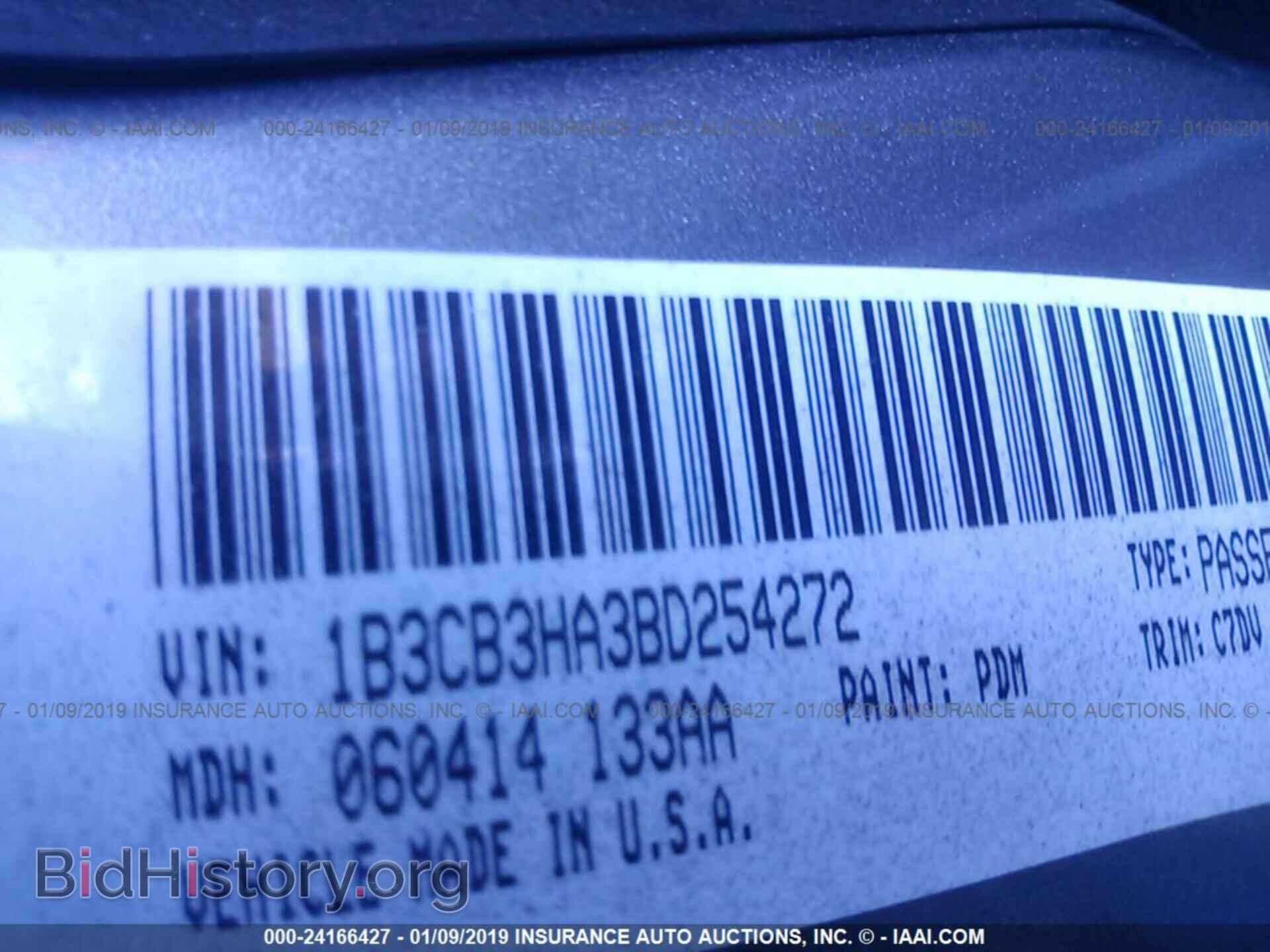 2011 DODGE CALIBER - VIN: 1B3CB3HA3BD254272 - Photo 9
