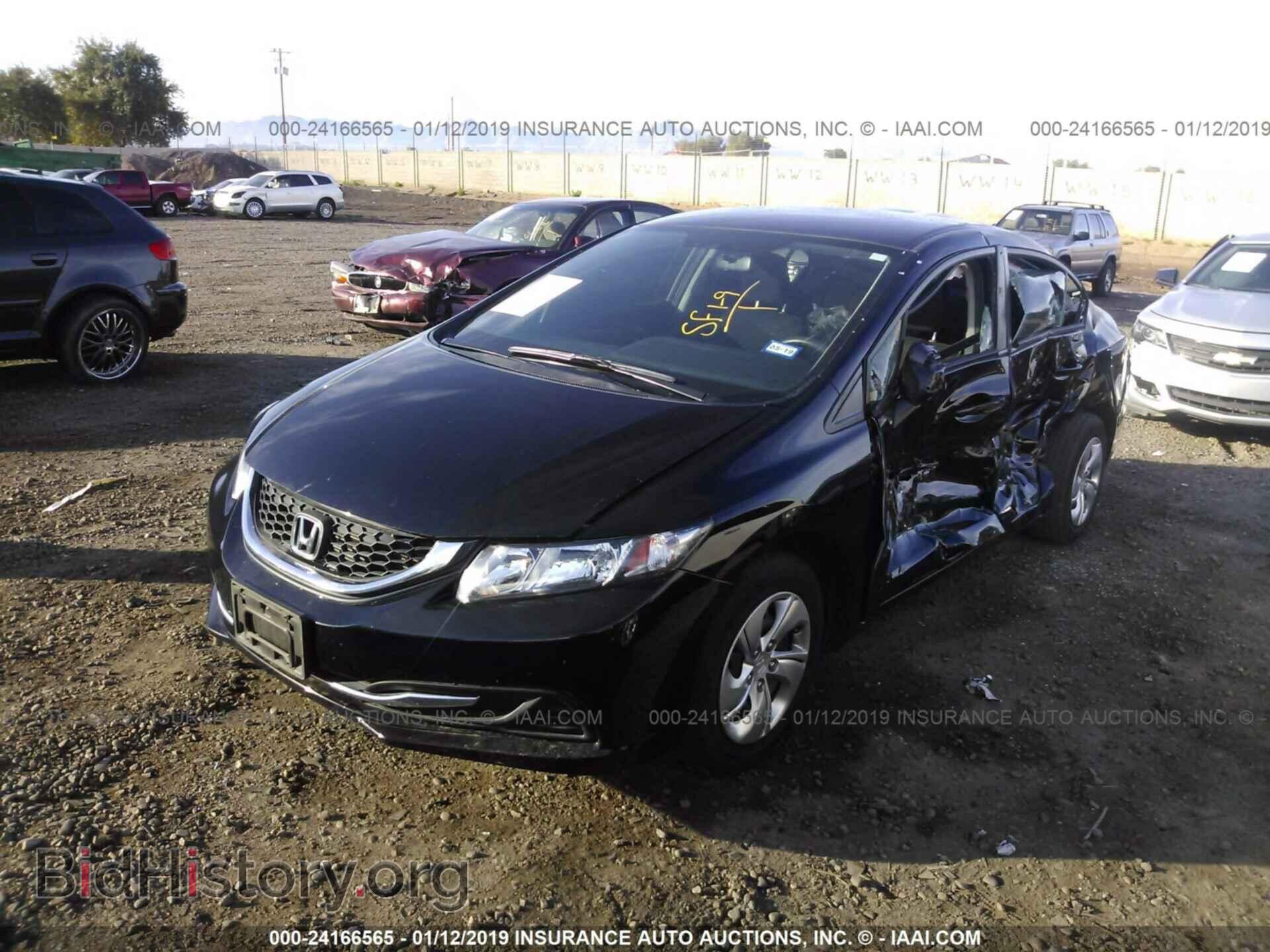 2013 HONDA CIVIC - VIN: 2HGFB2F54DH564613 - Фото 2