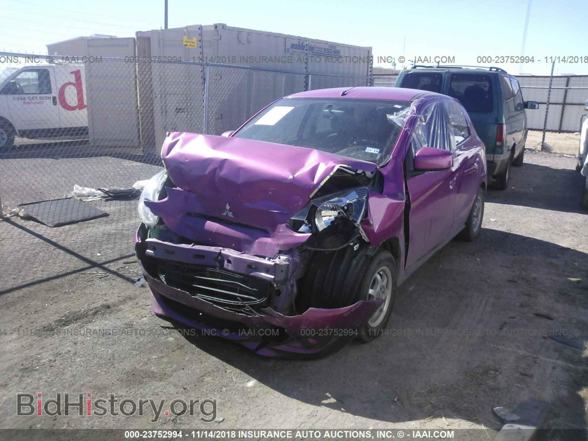2014 MITSUBISHI MIRAGE - VIN: ML32A4HJ2EH021177 - Фото 2