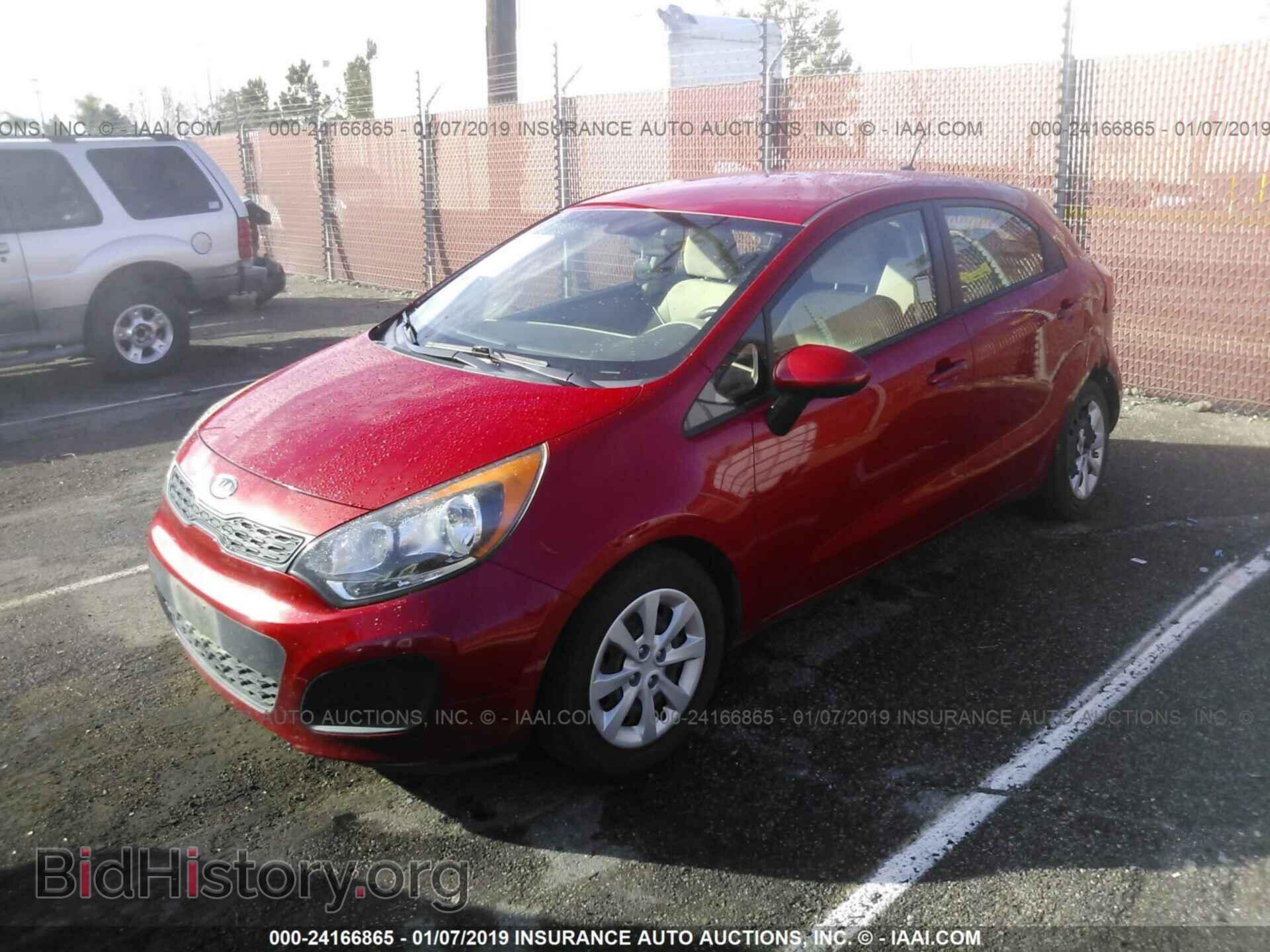 2012 KIA RIO - VIN: KNADM5A32C6016842 - Фото 2