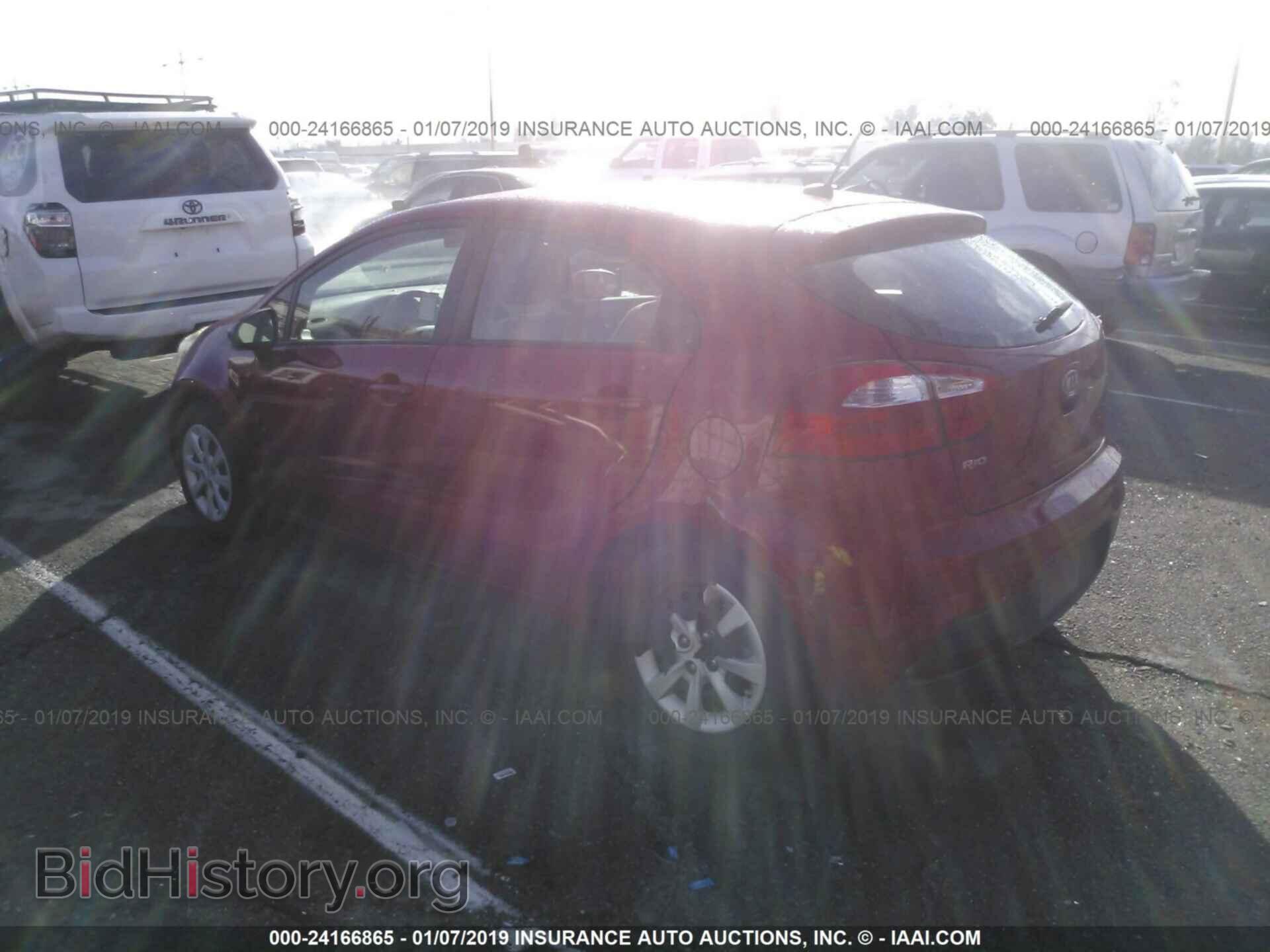 2012 KIA RIO - VIN: KNADM5A32C6016842 - Фото 3