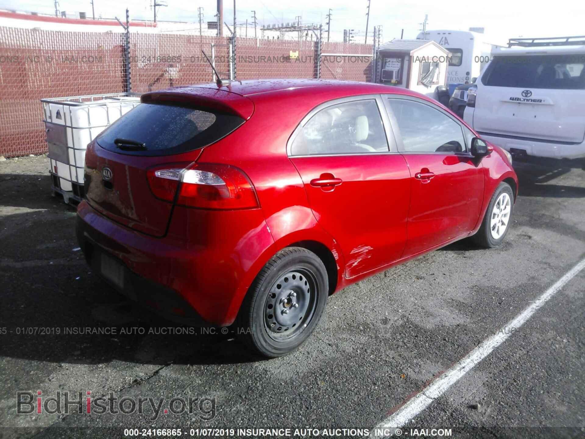 2012 KIA RIO - VIN: KNADM5A32C6016842 - Фото 4