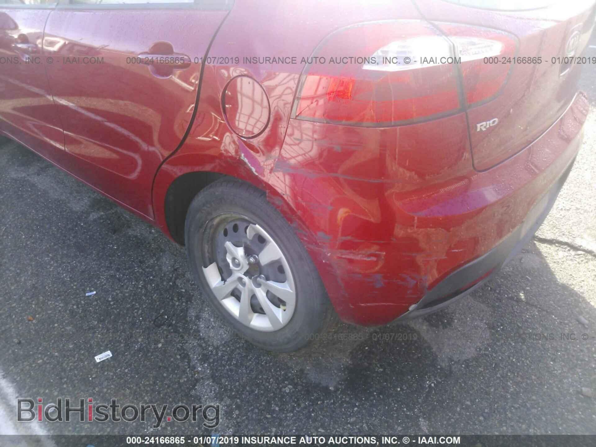 2012 KIA RIO - VIN: KNADM5A32C6016842 - Фото 6