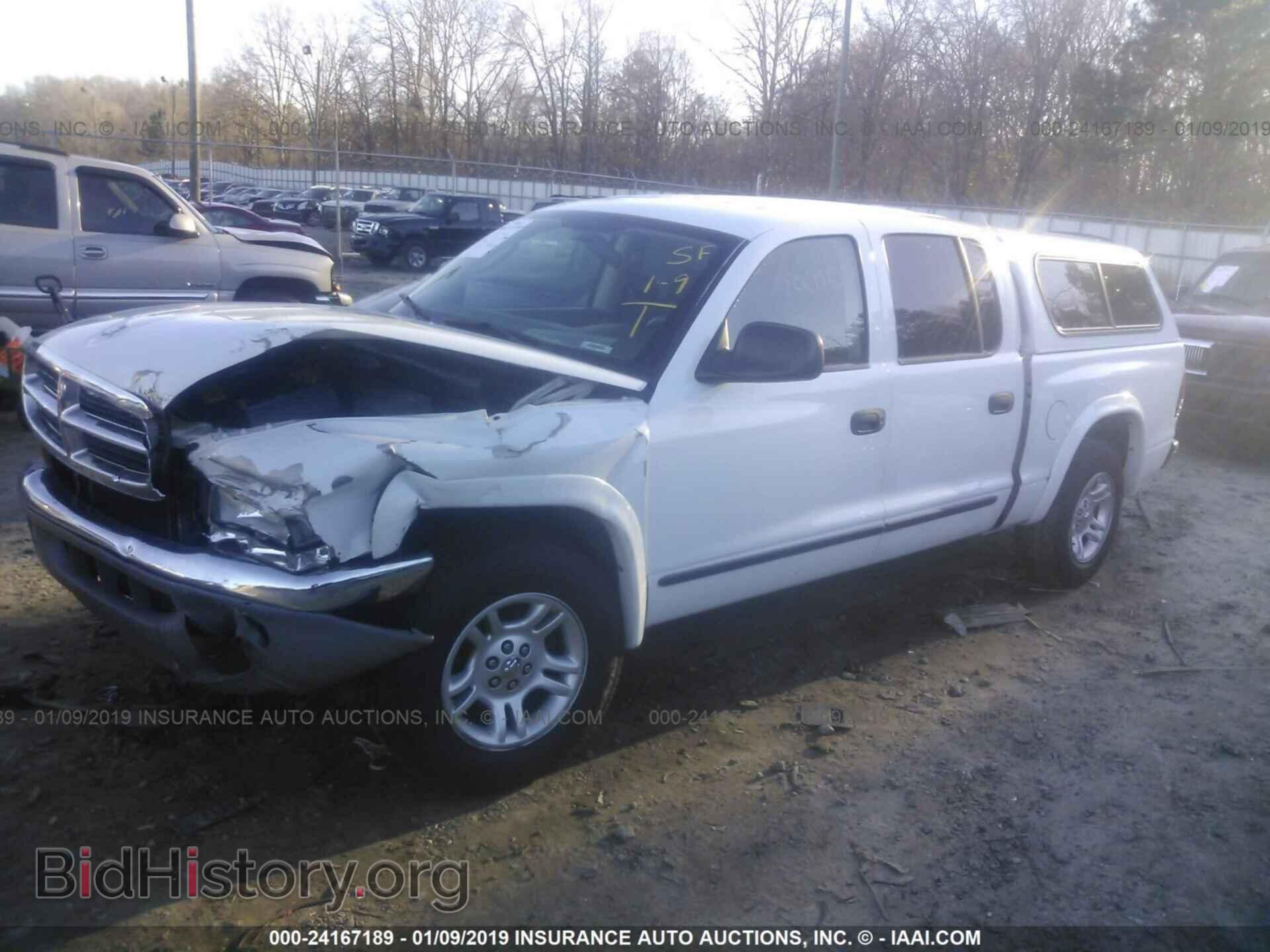 2003 DODGE DAKOTA - VIN: 1D7HL48X33S259745 - Фото 2