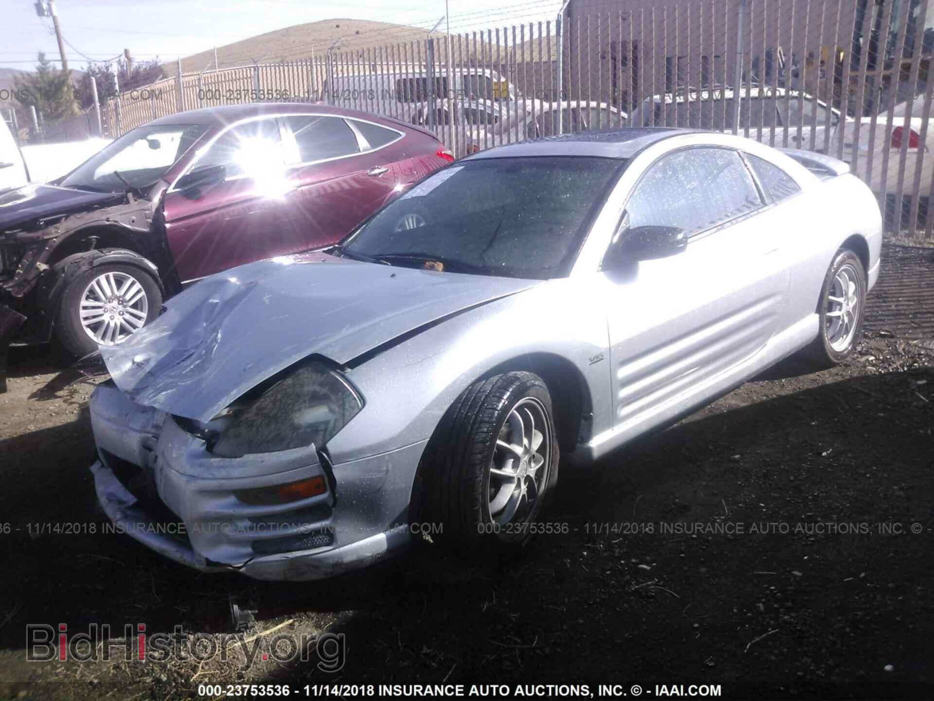 2001 MITSUBISHI ECLIPSE - VIN: 4A3AC54H01E195107 - Photo 2