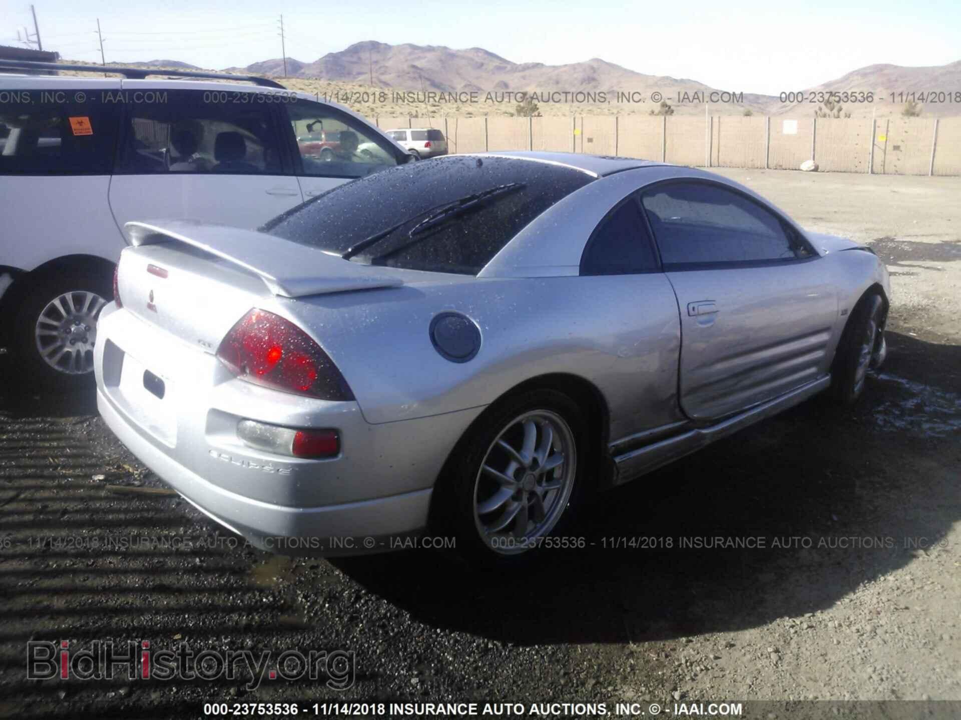 2001 MITSUBISHI ECLIPSE - VIN: 4A3AC54H01E195107 - Photo 4