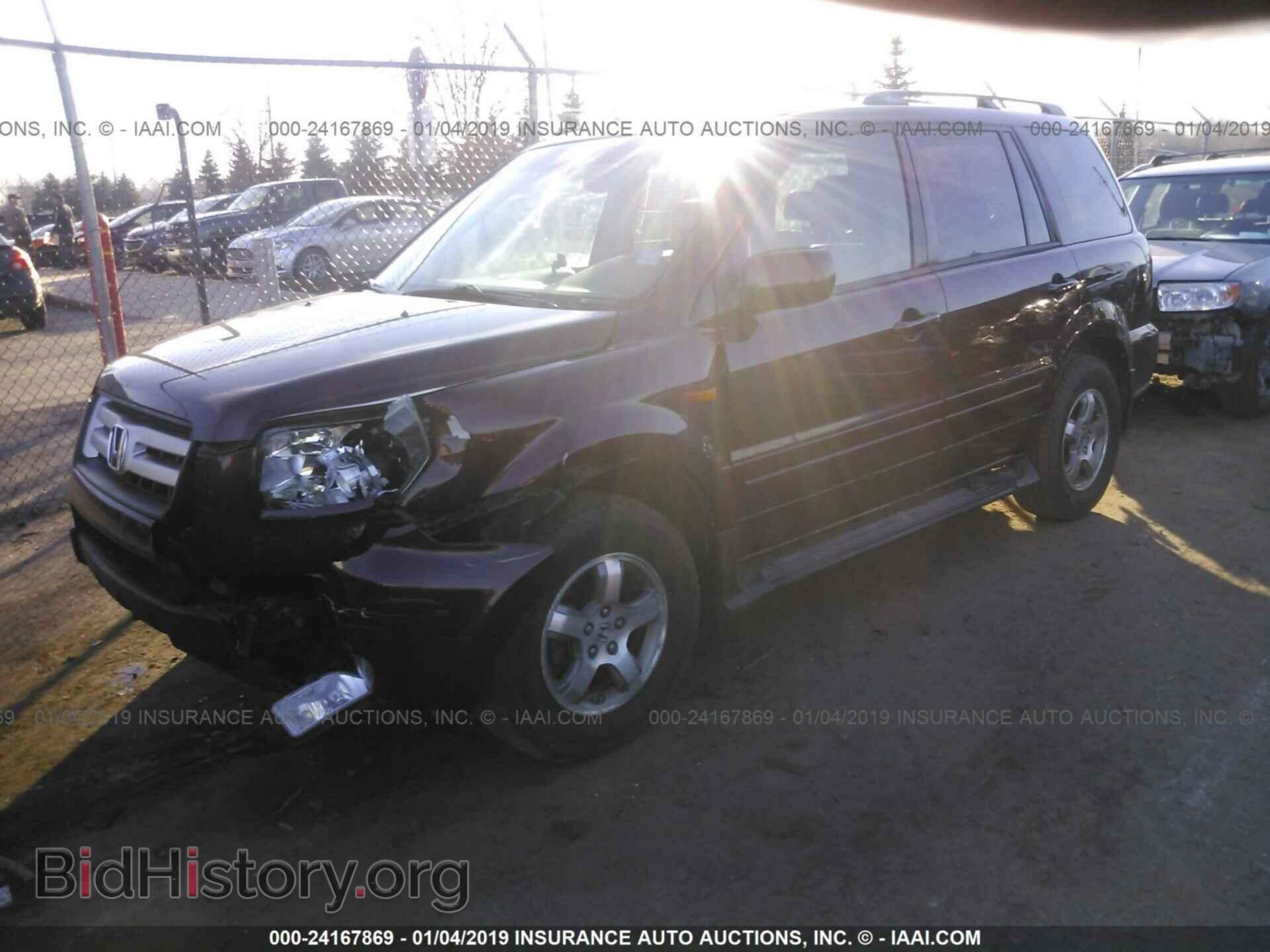 2007 HONDA PILOT - VIN: 2HKYF18507H515214 - Фото 2